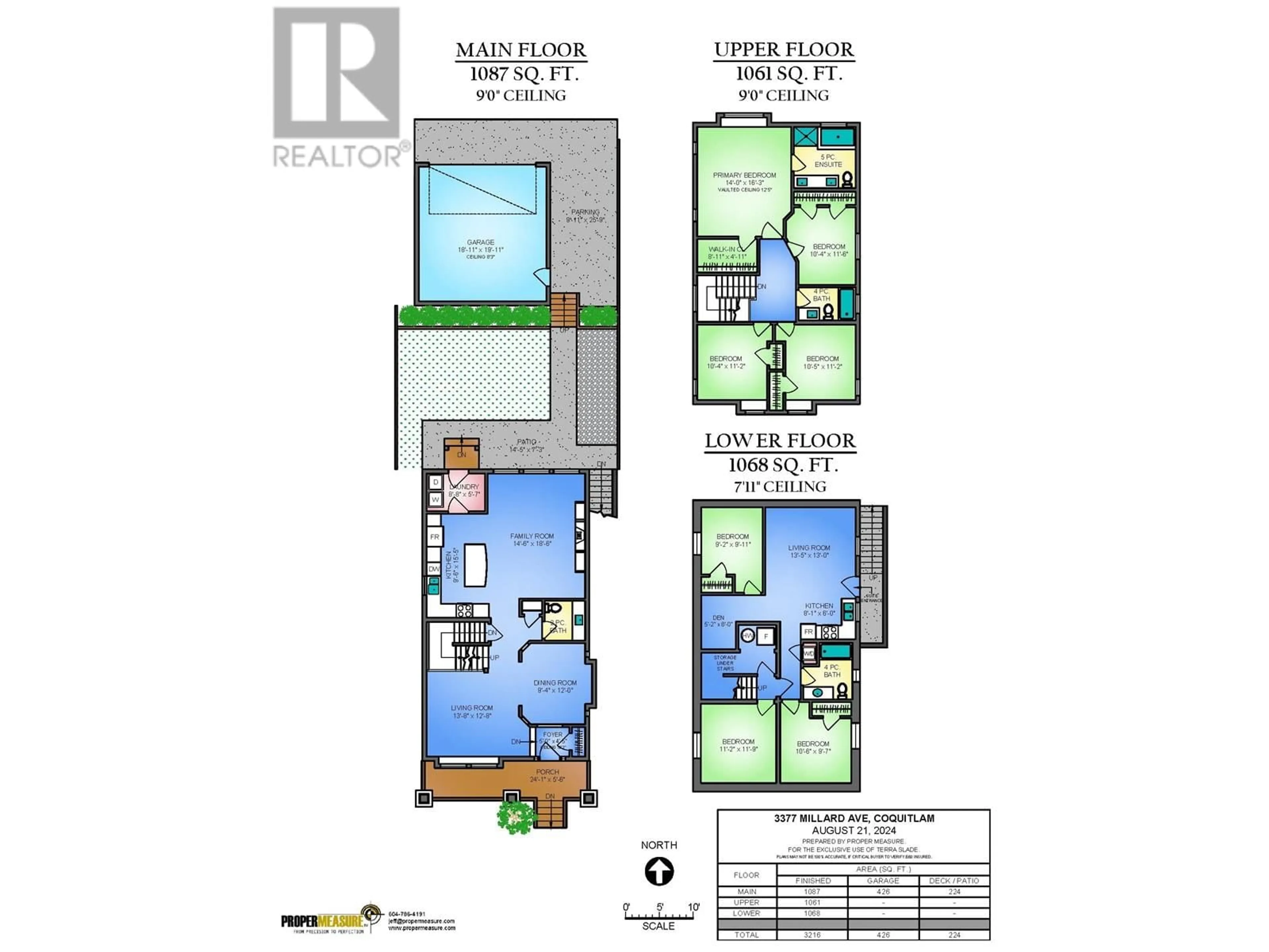 Floor plan for 3377 MILLARD AVENUE, Coquitlam British Columbia V3E3H1