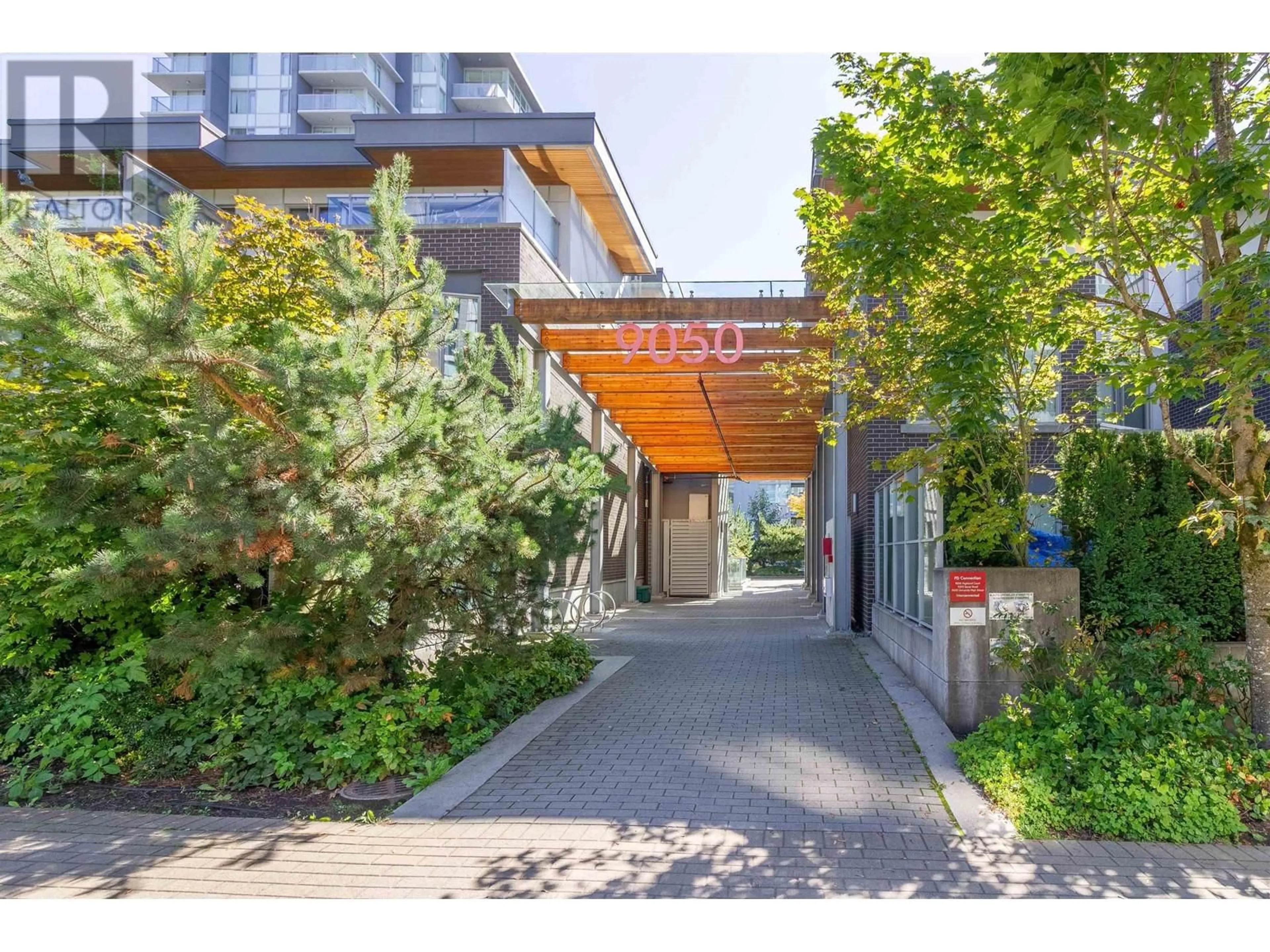 A pic from exterior of the house or condo, the street view for 118 9050 HIGHLAND COURT, Burnaby British Columbia V5A0E3