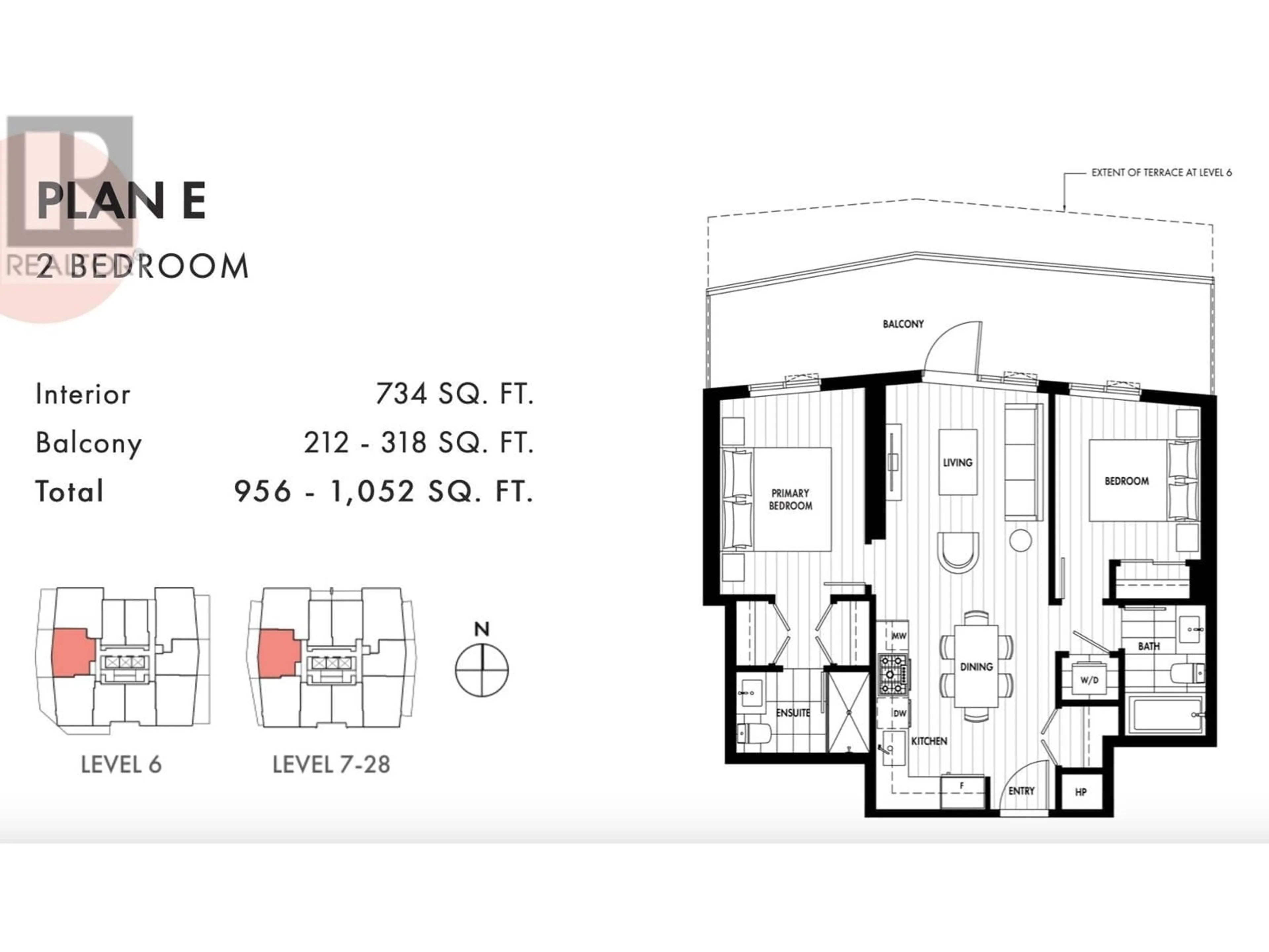 Floor plan for 1603 - 308 ALDERSON AVENUE, Coquitlam British Columbia V3K0J2