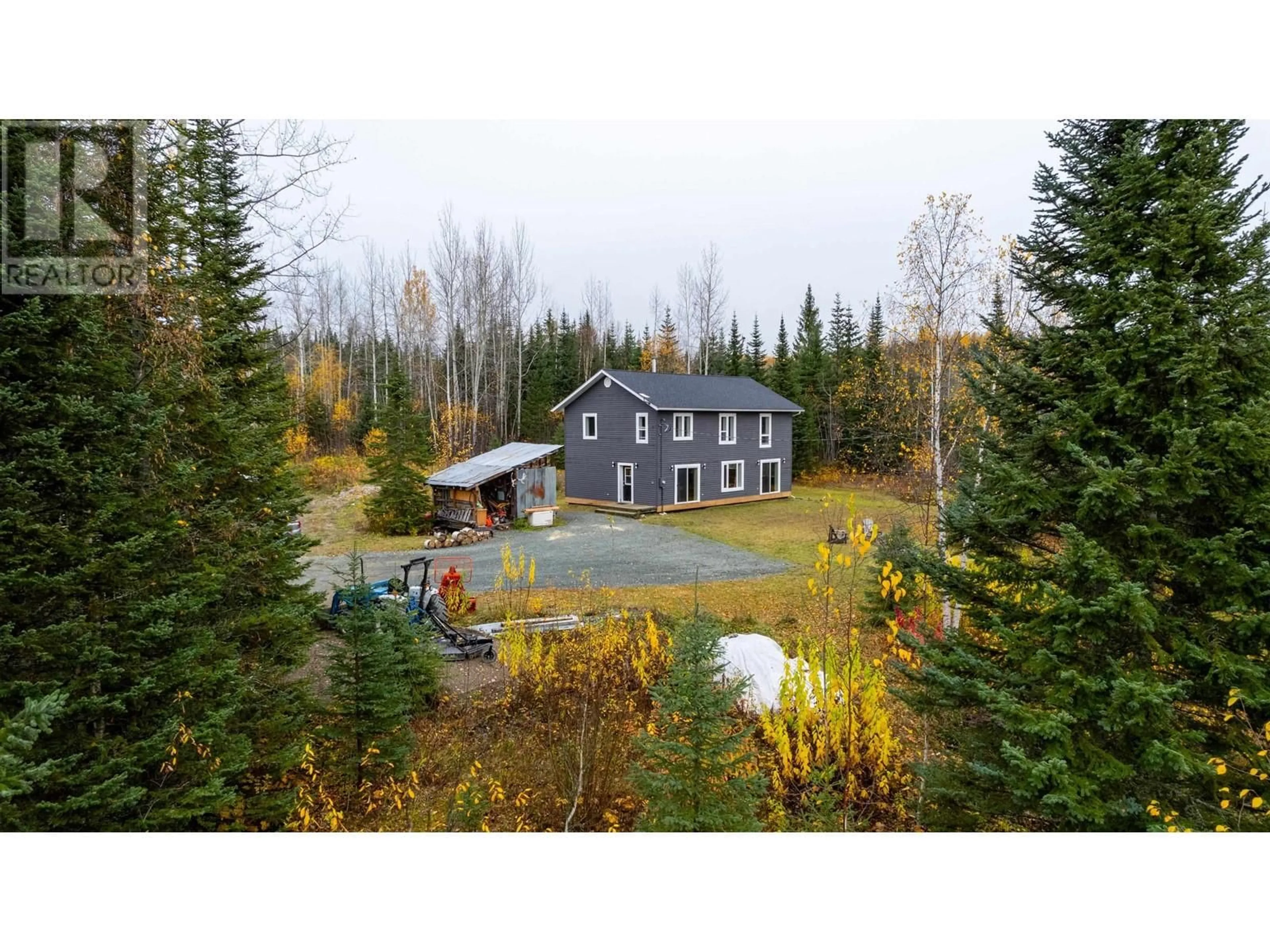 A pic from outside/outdoor area/front of a property/back of a property/a pic from drone, unknown for 37729 UPPER FRASER ROAD, Prince George British Columbia V0J3M0
