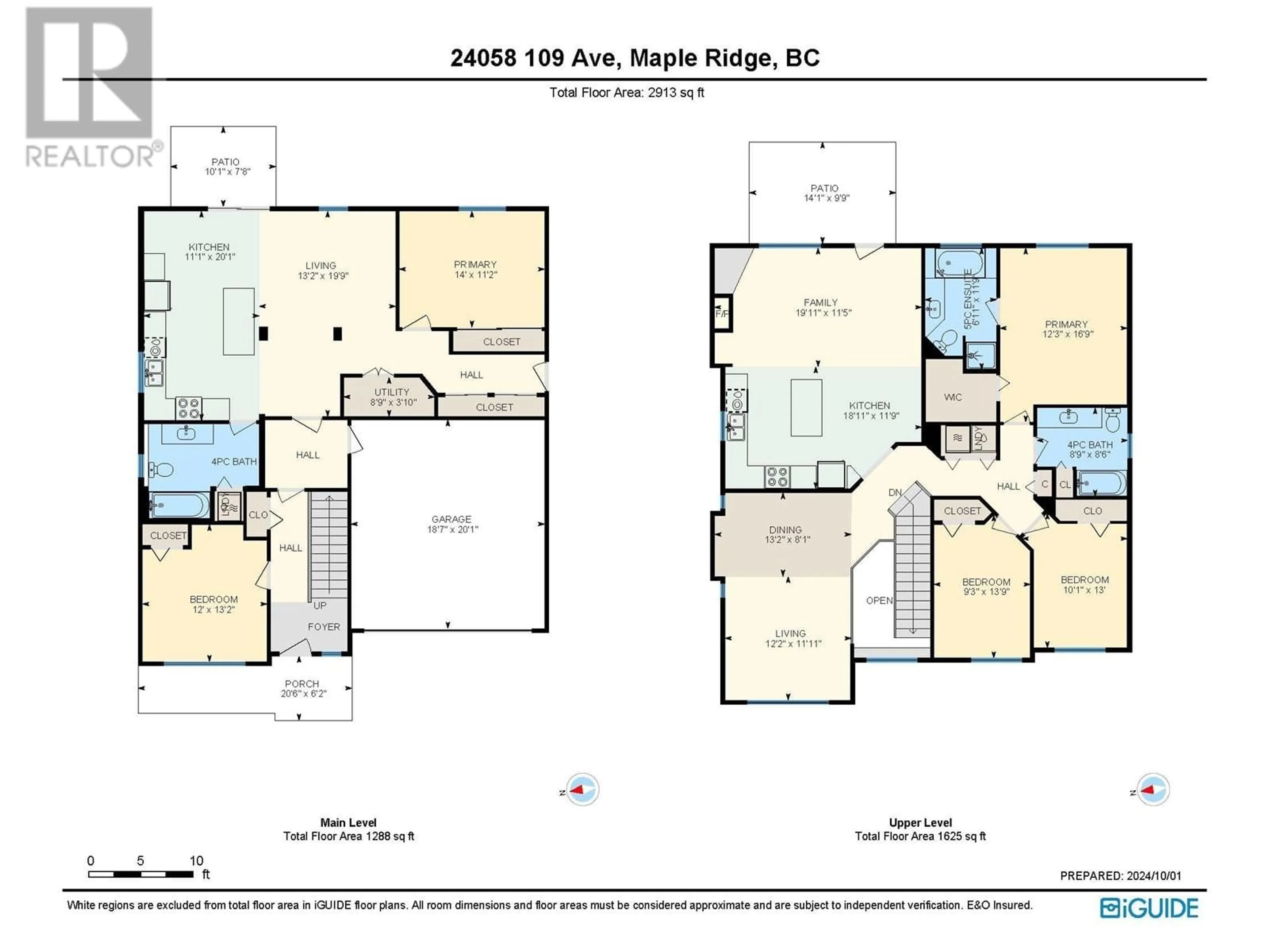 Floor plan for 24058 109 AVENUE, Maple Ridge British Columbia V2W1Z4