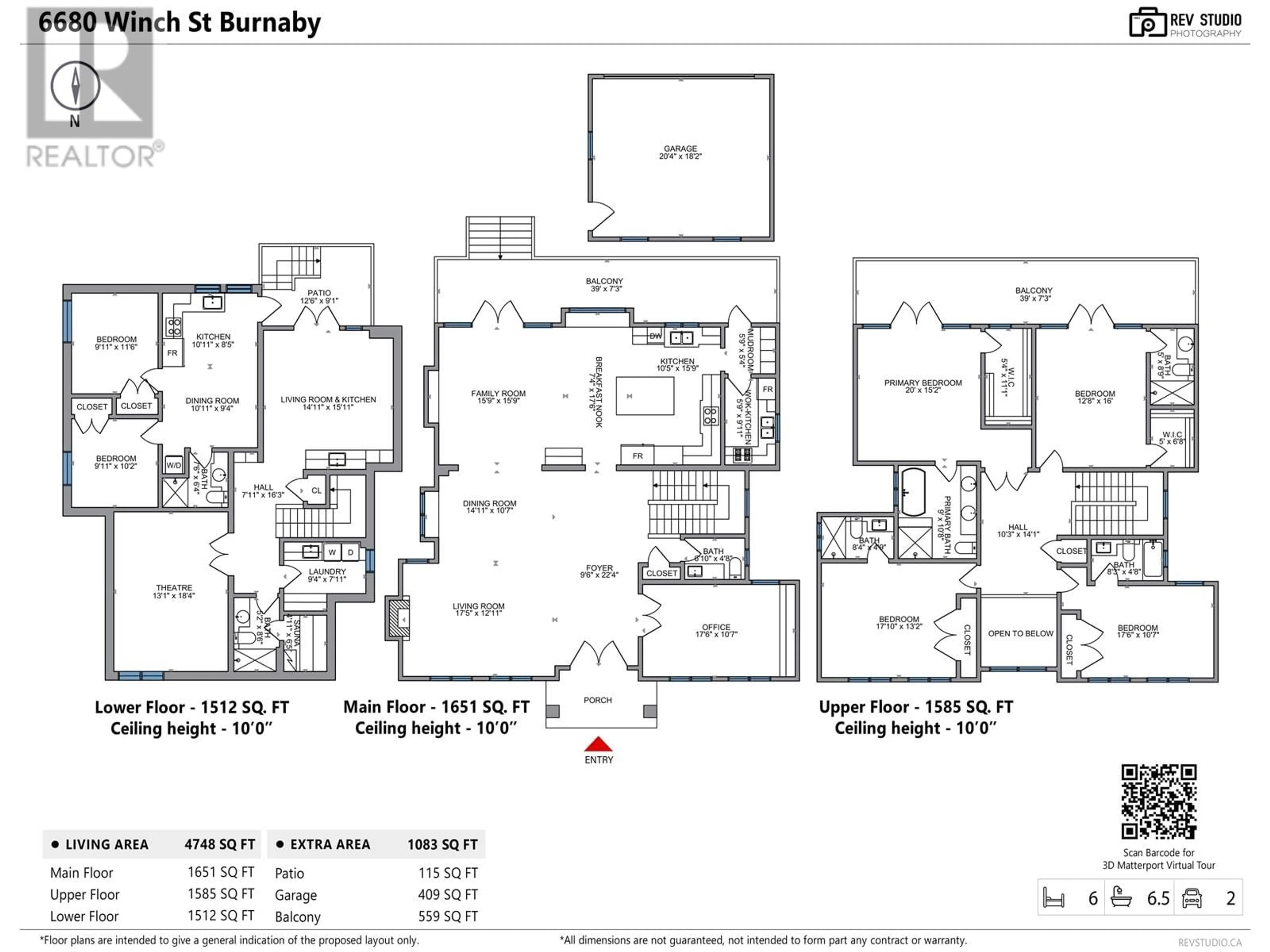 Floor plan for 6680 WINCH STREET, Burnaby British Columbia V5B2L6