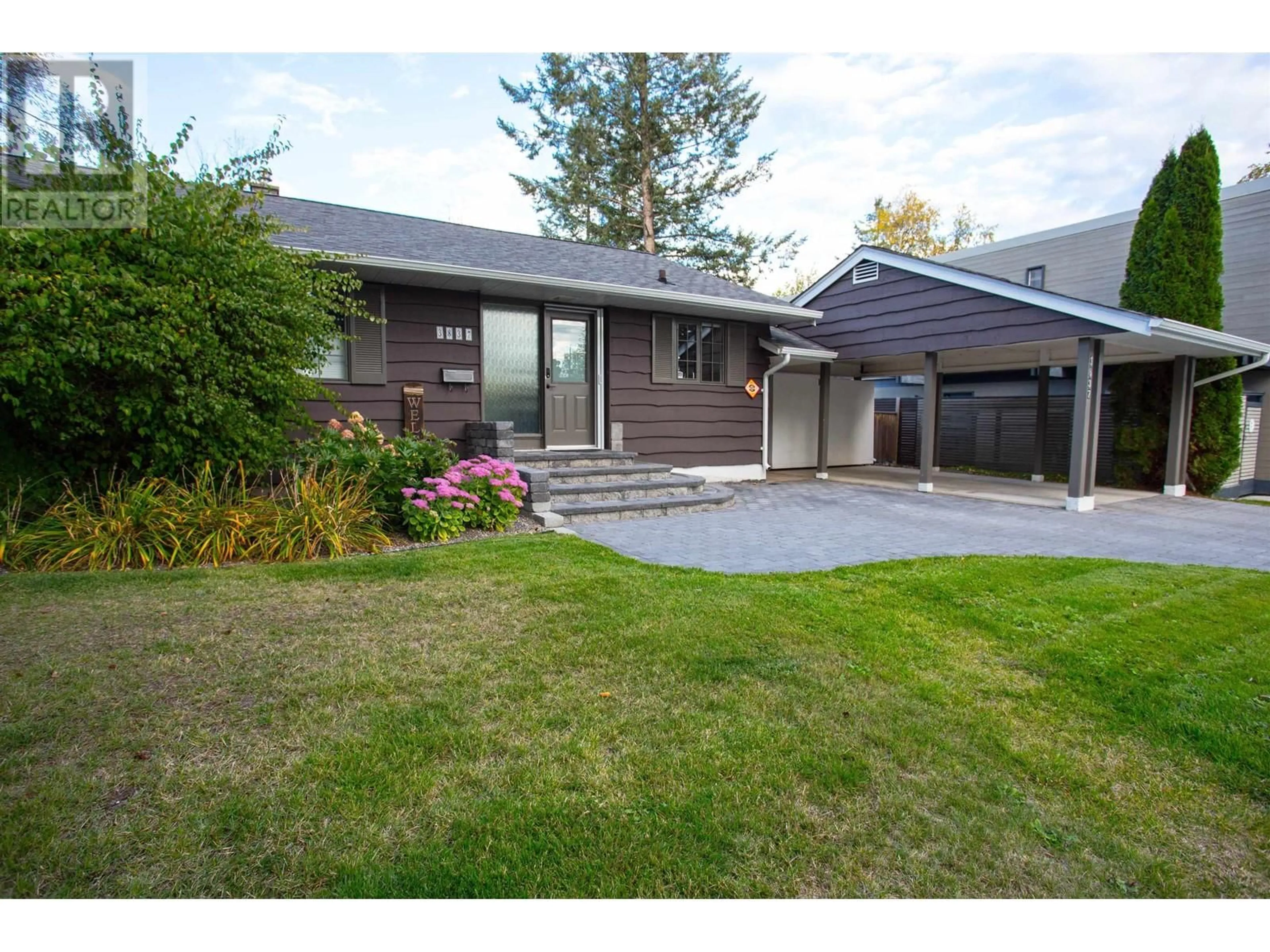 Frontside or backside of a home, cottage for 3837 DEZELL DRIVE, Prince George British Columbia V2M1A1