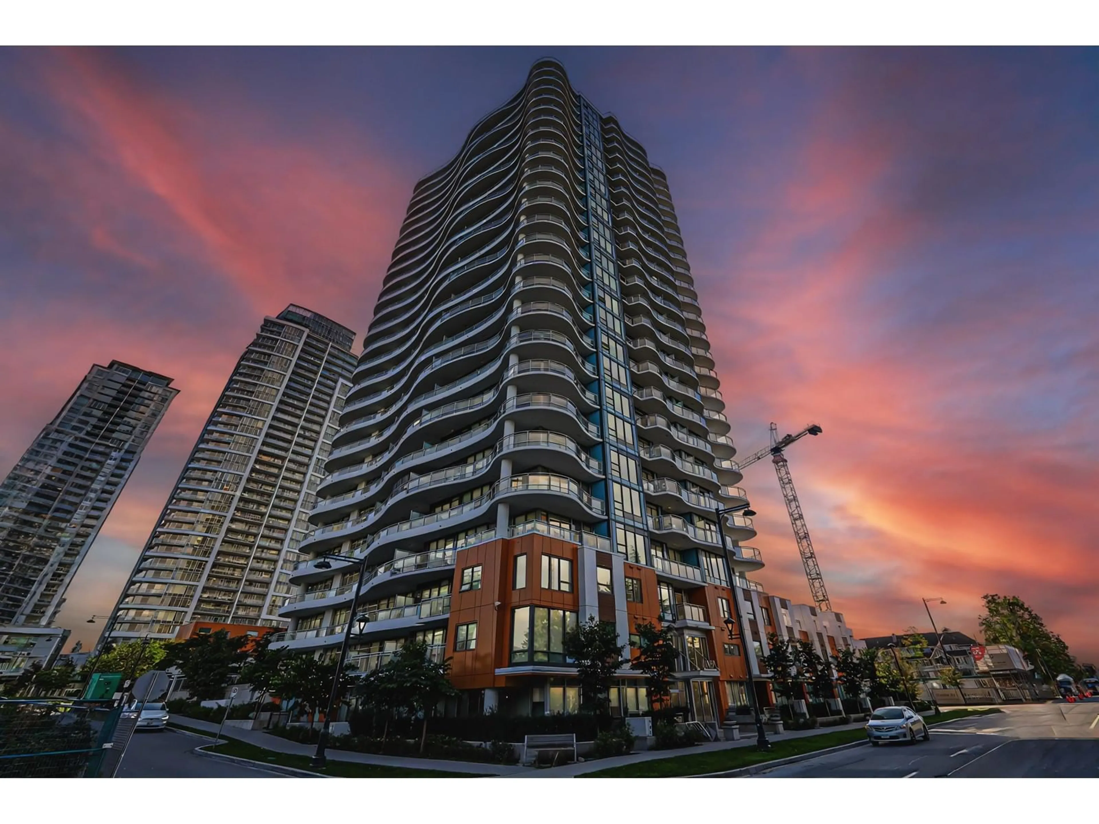 A pic from exterior of the house or condo, the street view for 602 13318 104 AVENUE, Surrey British Columbia V3T0R2