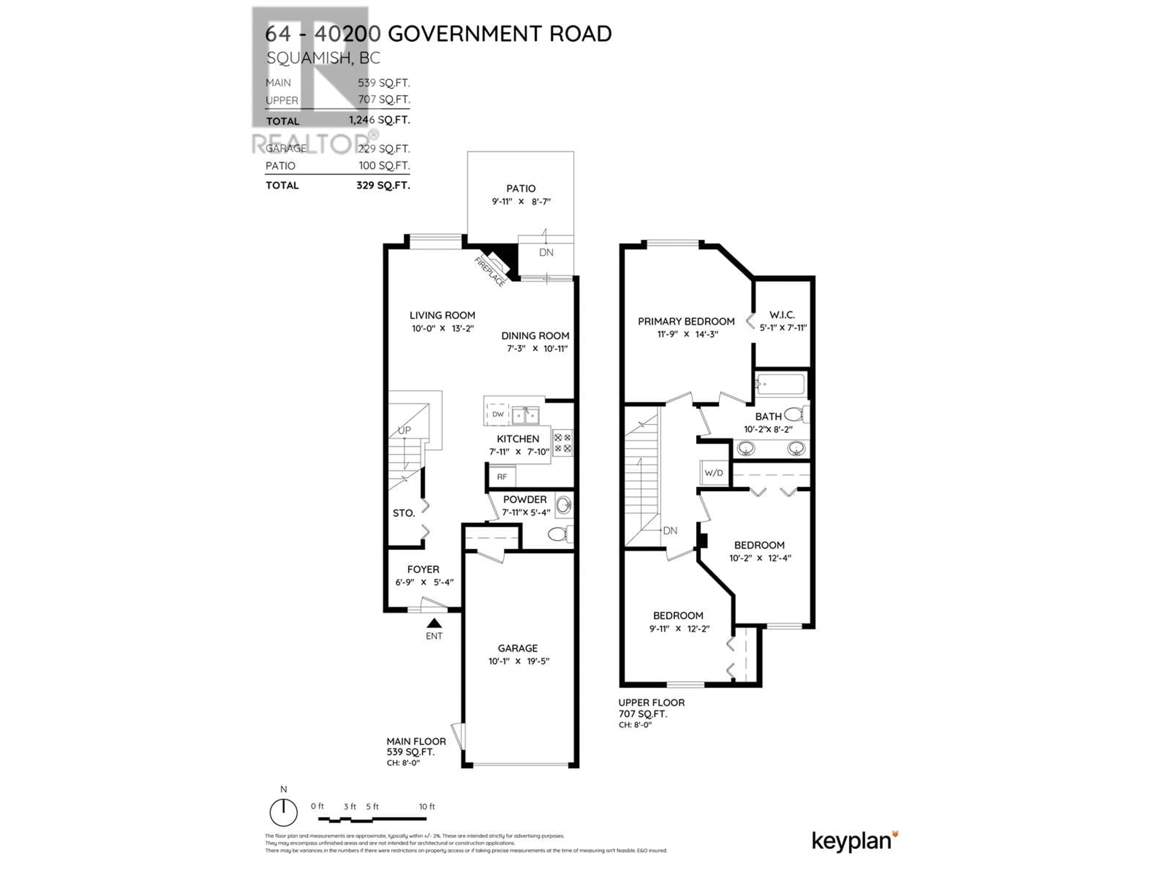 Floor plan for 64 40200 GOVERNMENT ROAD, Squamish British Columbia V8B0G6