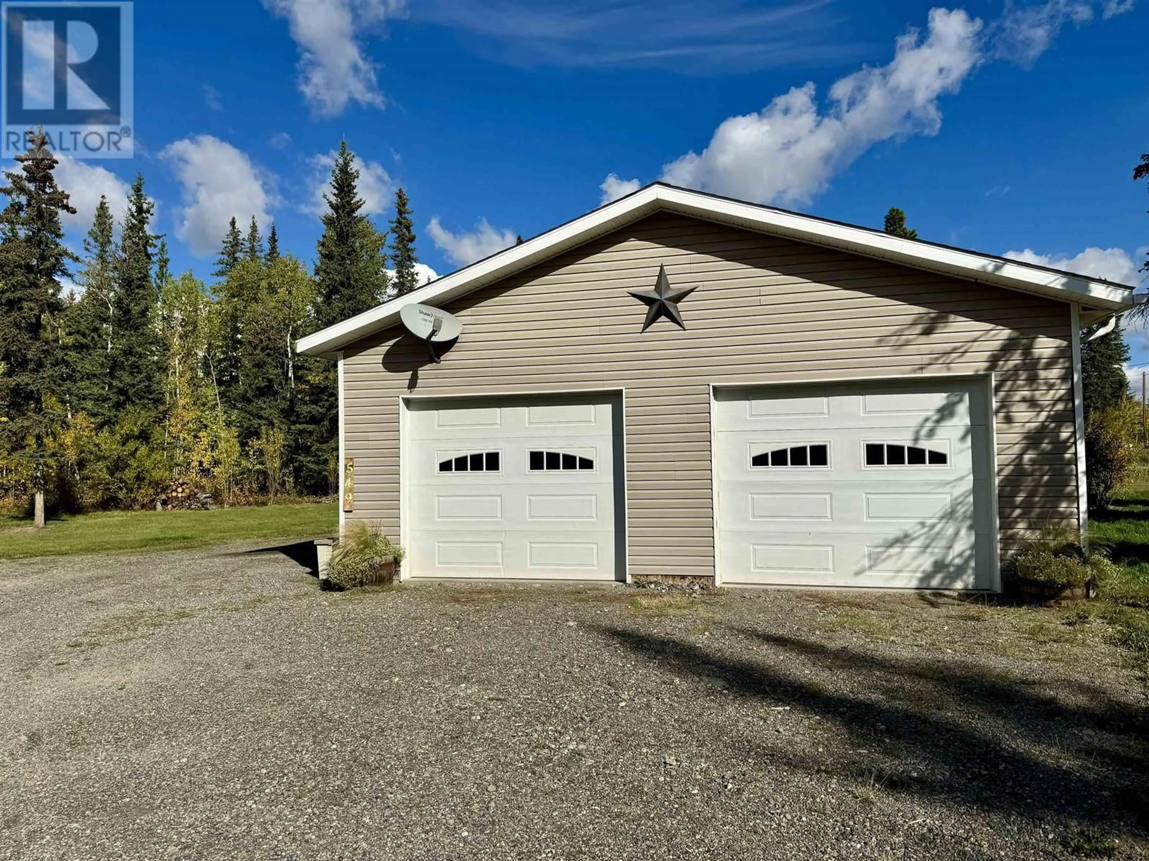 Indoor garage, cement floor for 549 SPEEDWAY ROAD, Vanderhoof British Columbia V0J3A1