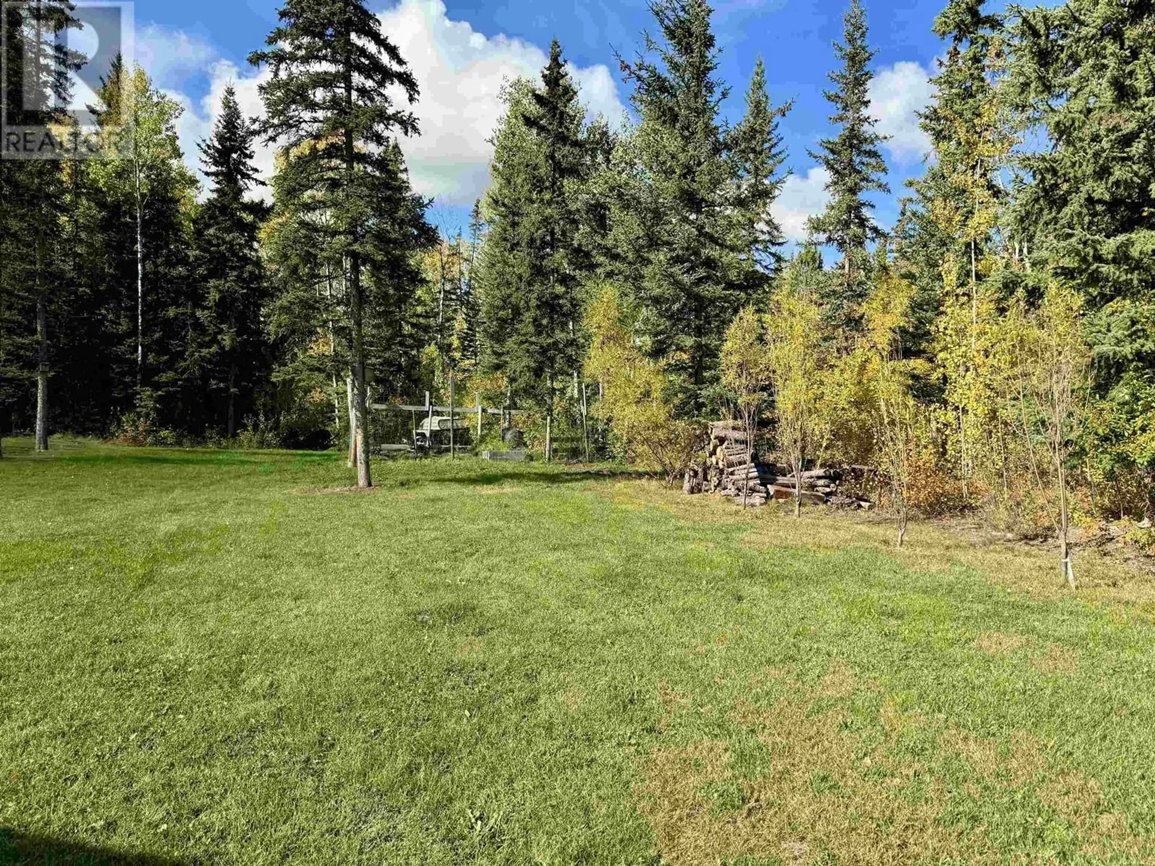 Patio, the fenced backyard for 549 SPEEDWAY ROAD, Vanderhoof British Columbia V0J3A1