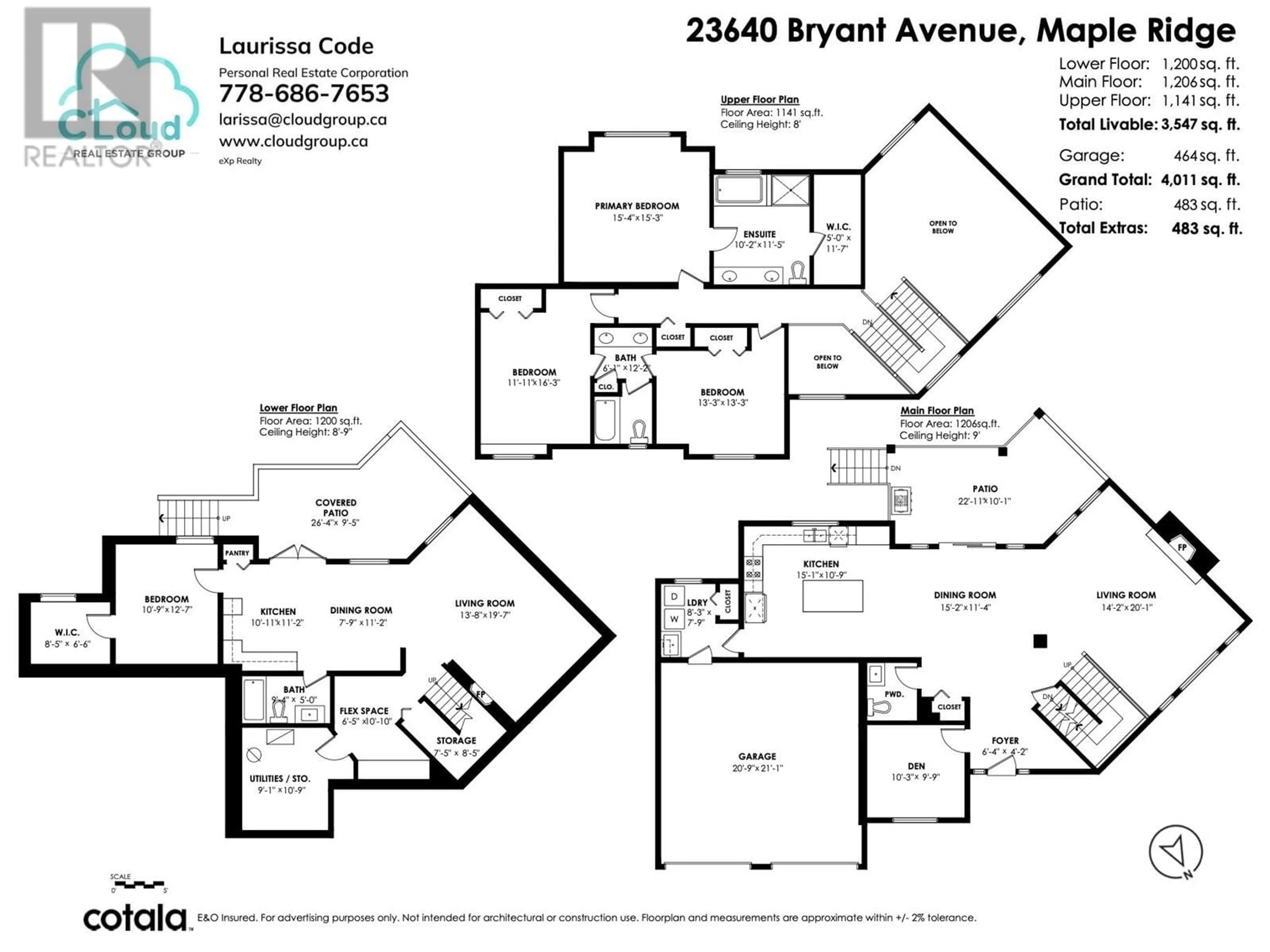 Floor plan for 23640 BRYANT DRIVE, Maple Ridge British Columbia V4R0B7