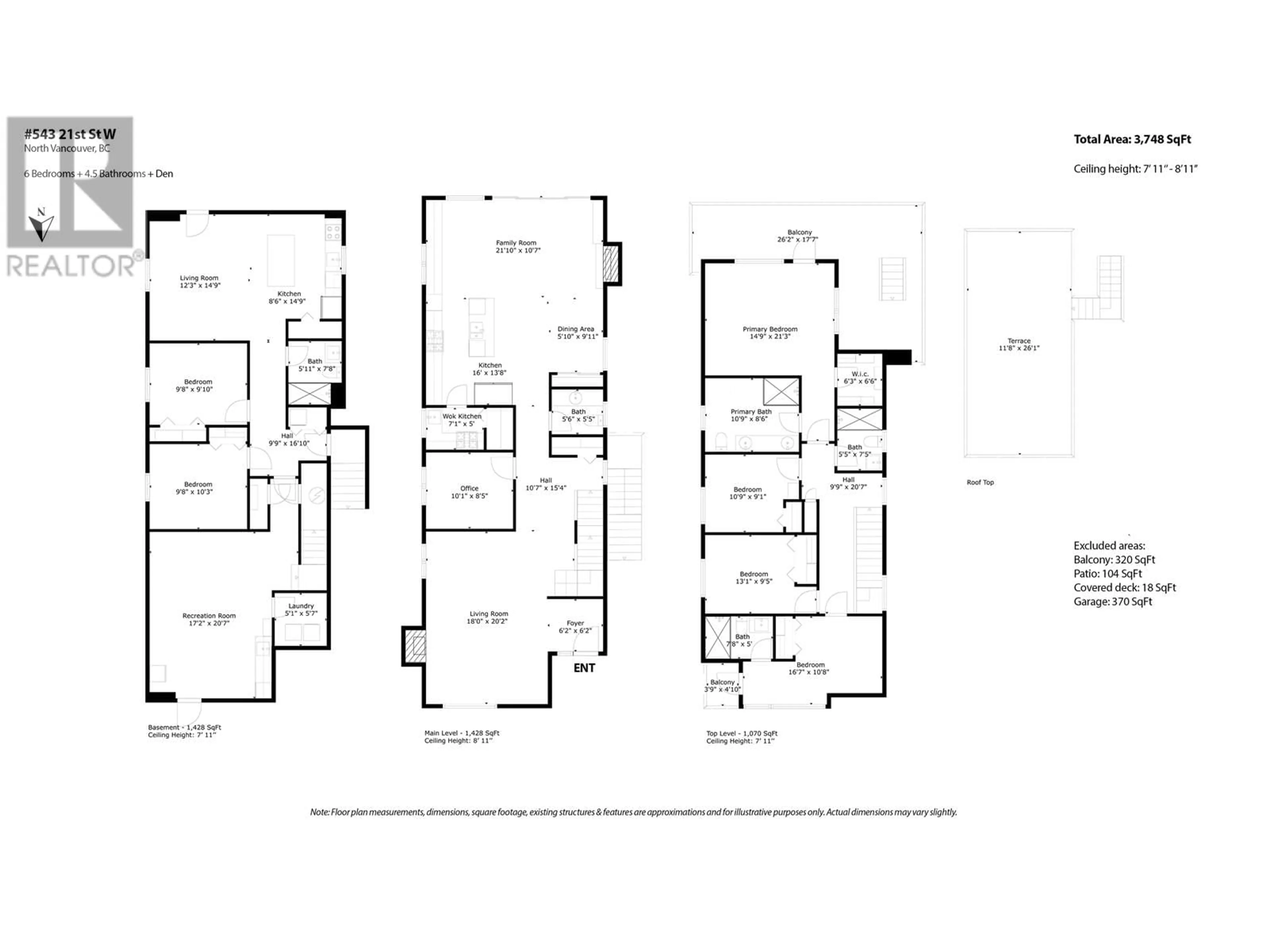 Floor plan for 543 W 21ST STREET, North Vancouver British Columbia V7M1Z8