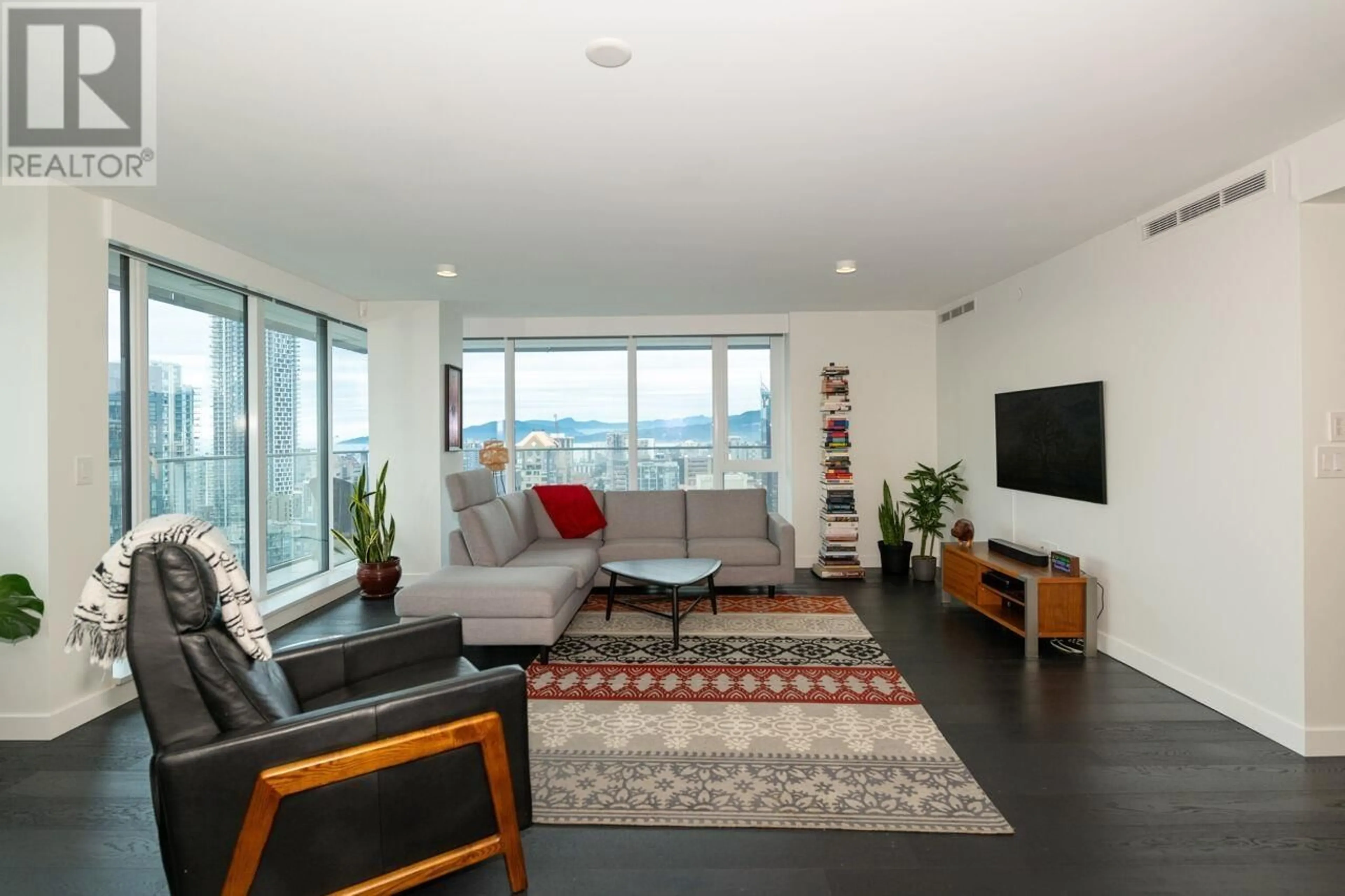 Living room for 3206 1111 RICHARDS STREET, Vancouver British Columbia V6B0S3