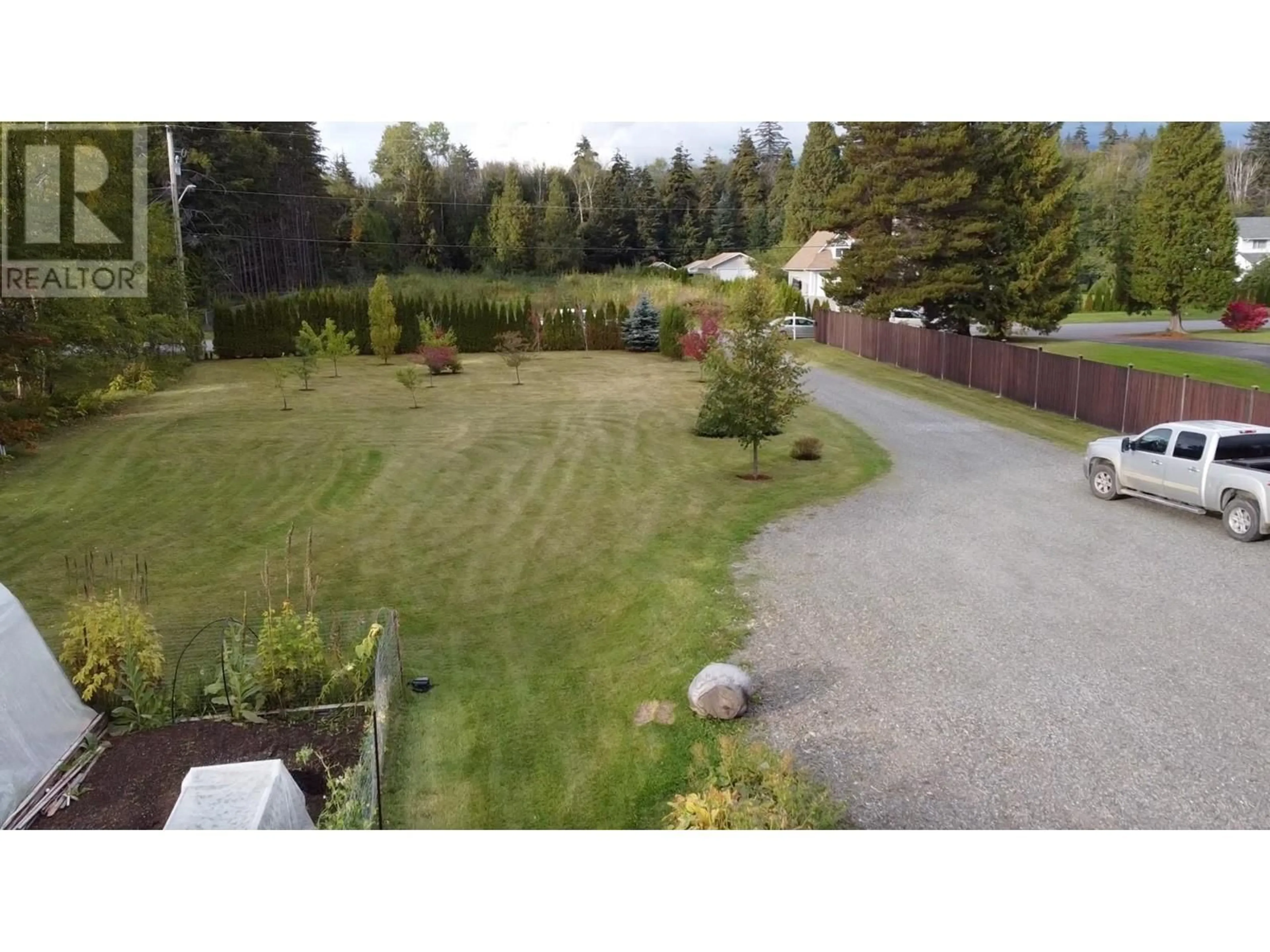 Patio, the fenced backyard for 5325 HAUGLAND AVENUE, Terrace British Columbia V8G1H5