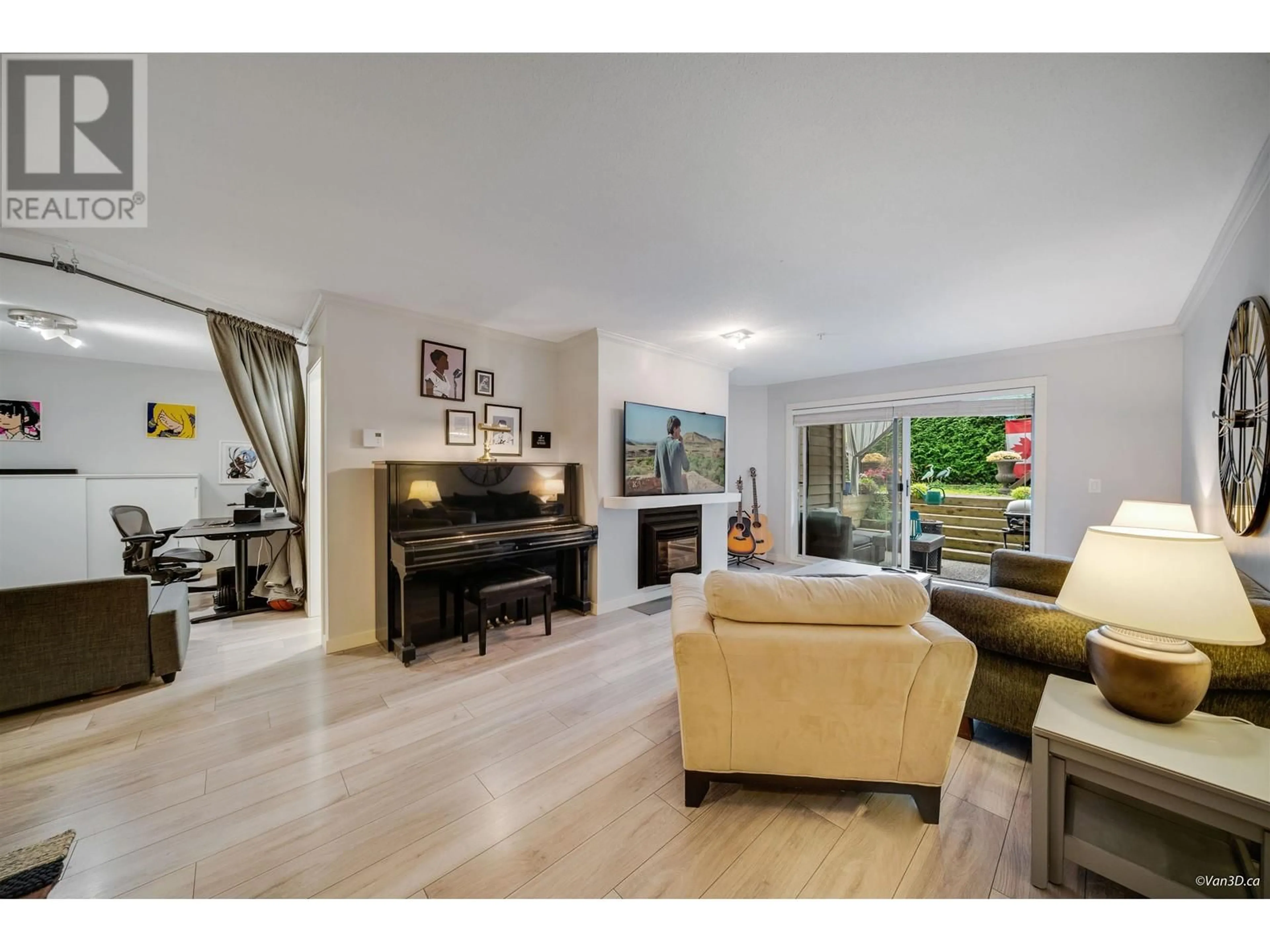 Living room, wood floors for 305 1050 BOWRON COURT, North Vancouver British Columbia V7H2X6