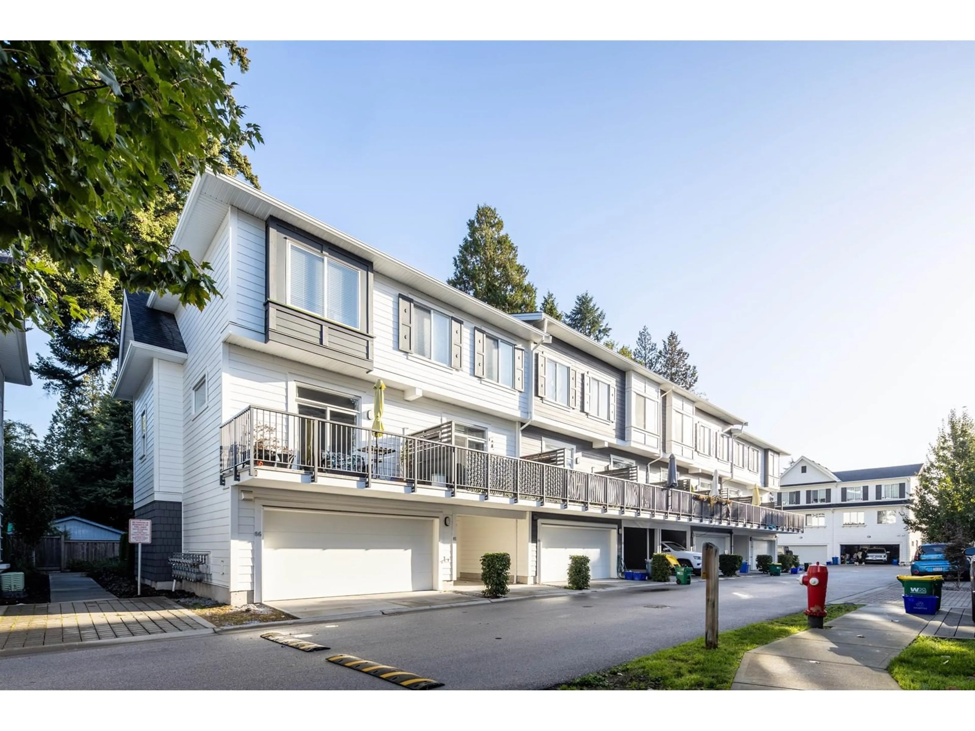 A pic from exterior of the house or condo, the street view for 85 158 171 STREET, Surrey British Columbia V3Z0X1