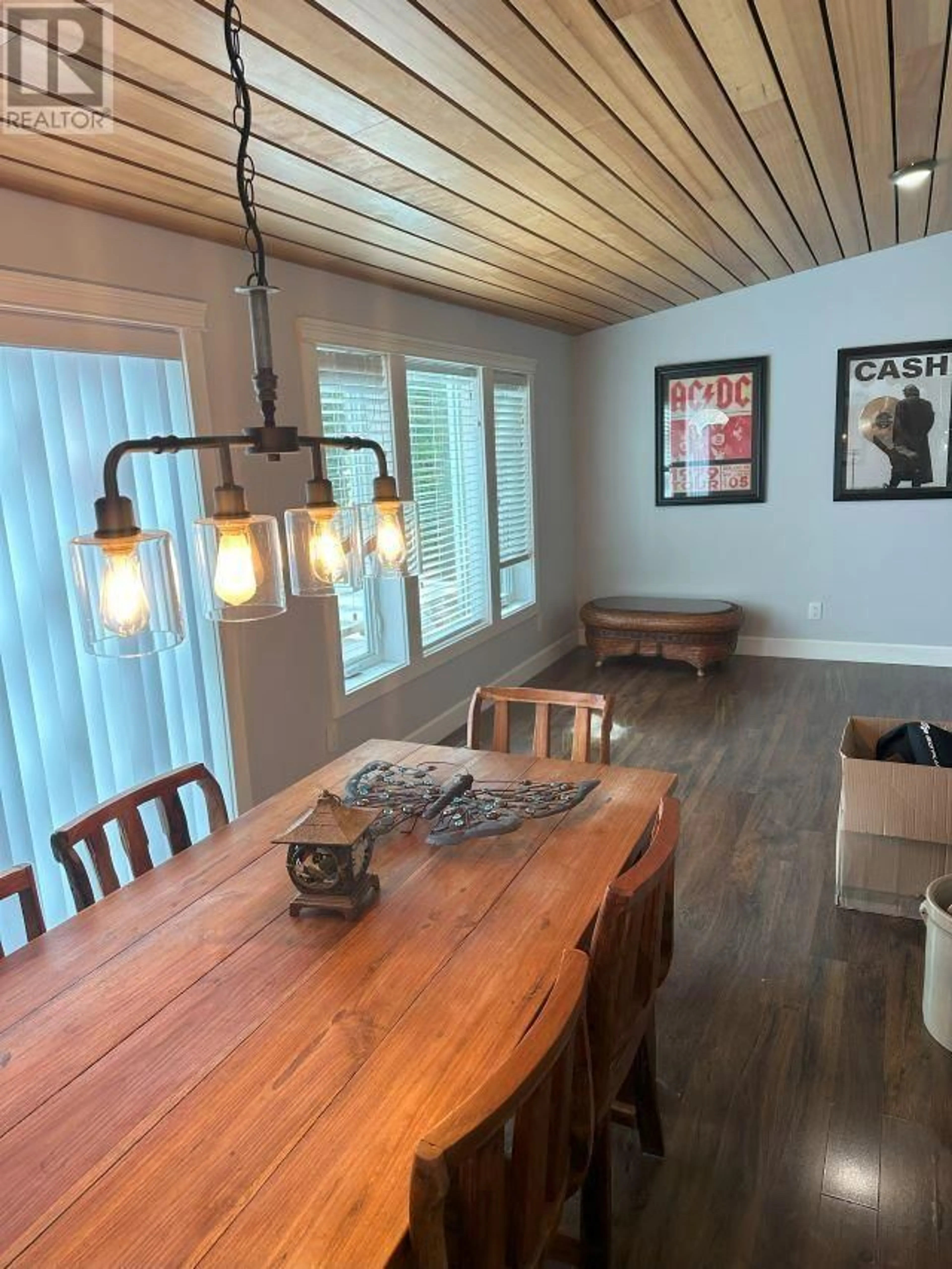 Dining room, wood floors, cottage for 6184 TRENT DRIVE, Prince George British Columbia V2N2G5