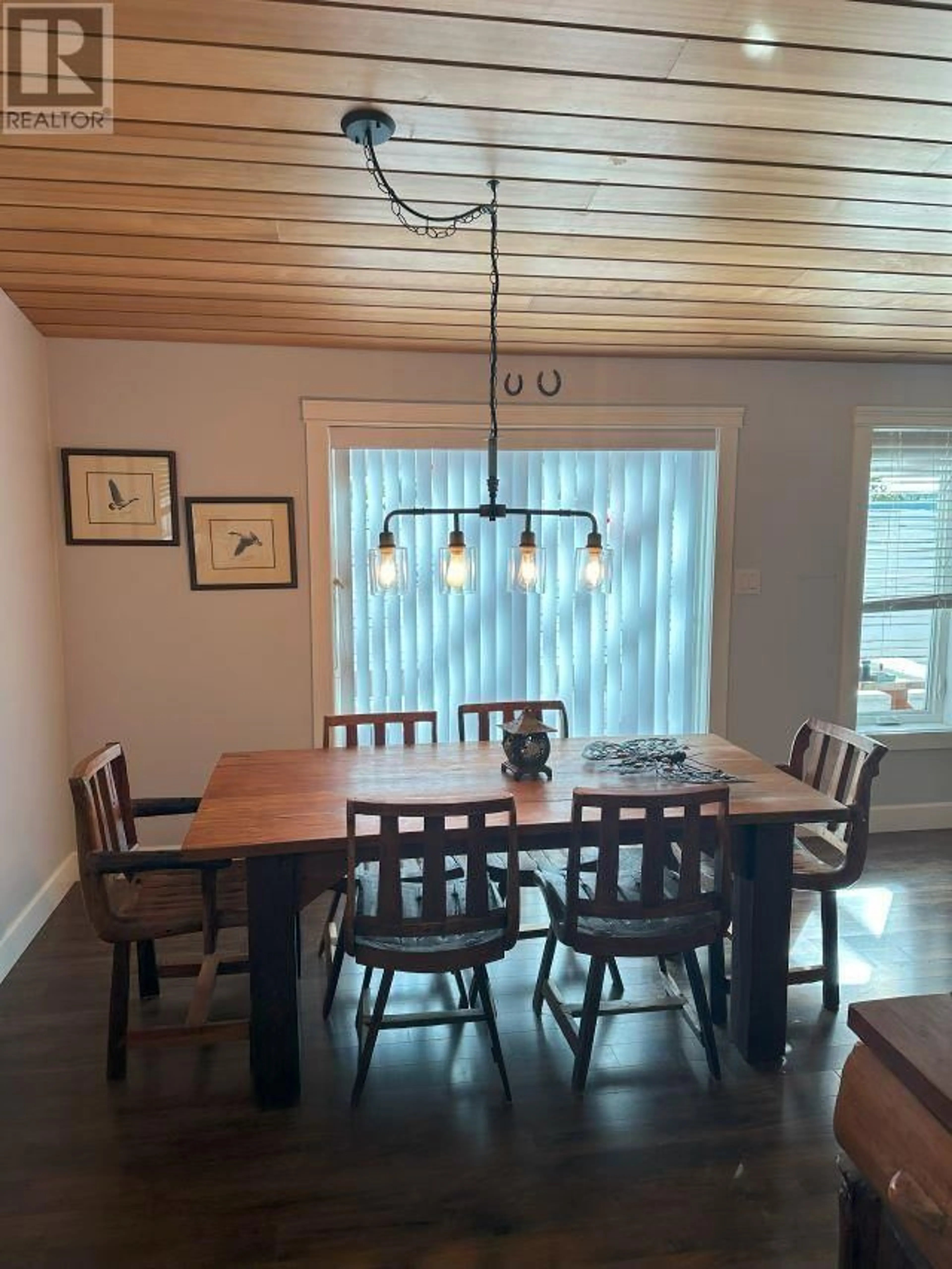 Dining room, wood floors, cottage for 6184 TRENT DRIVE, Prince George British Columbia V2N2G5