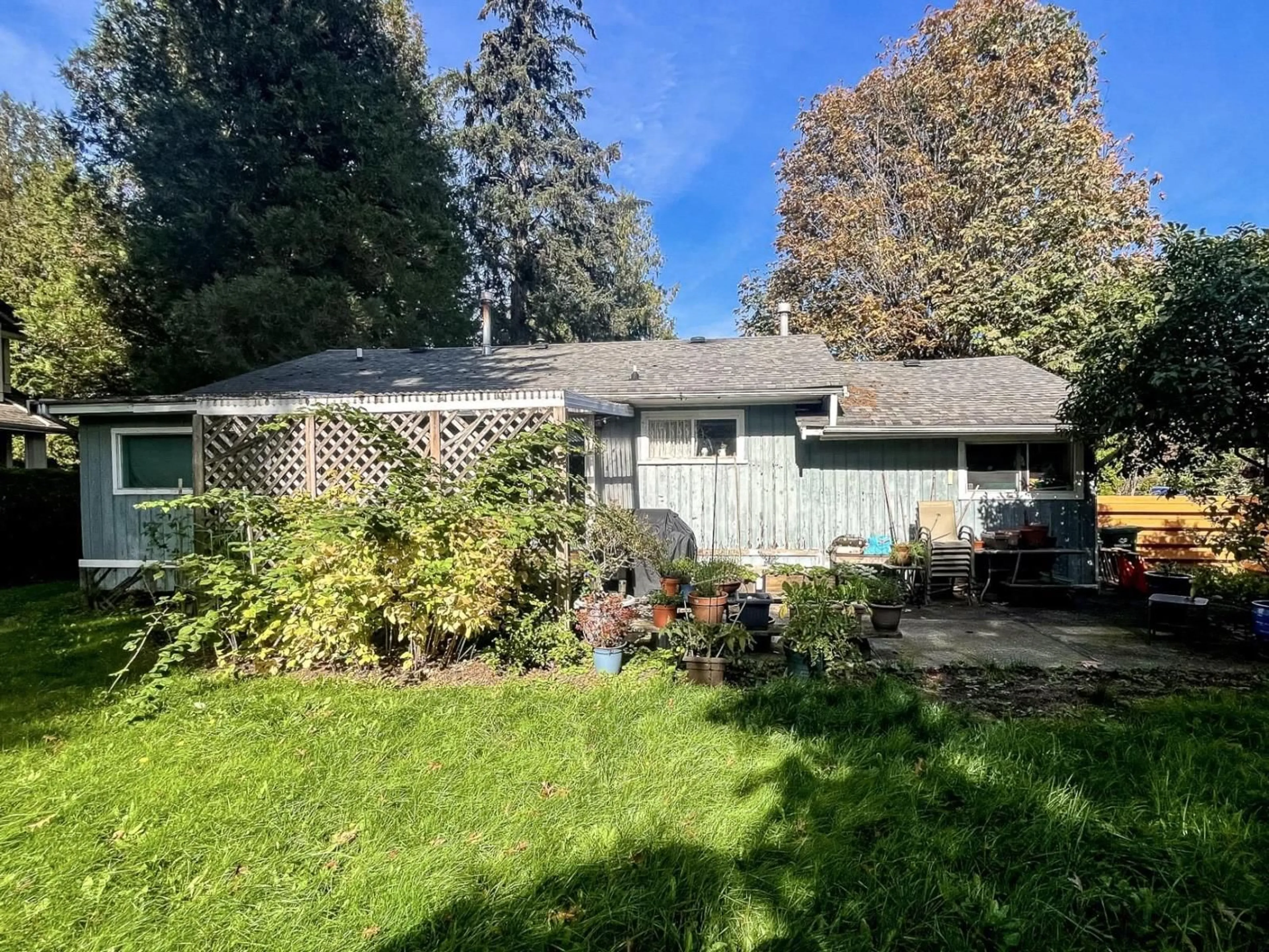 Frontside or backside of a home, the fenced backyard for 45588 WATSON ROAD, Chilliwack British Columbia V2R2H1