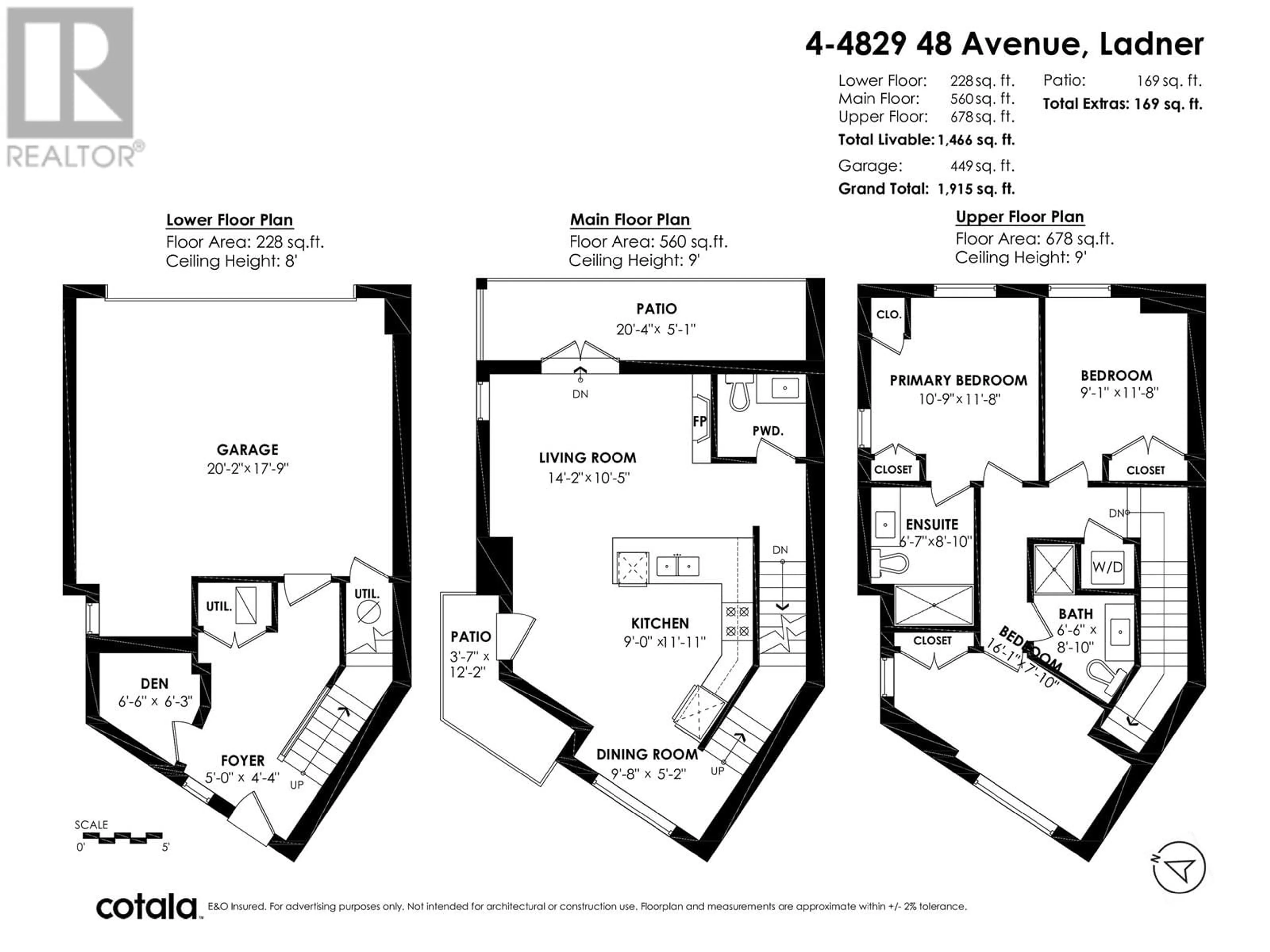 Floor plan for 4 4829 48 AVENUE, Ladner British Columbia V4K1V2