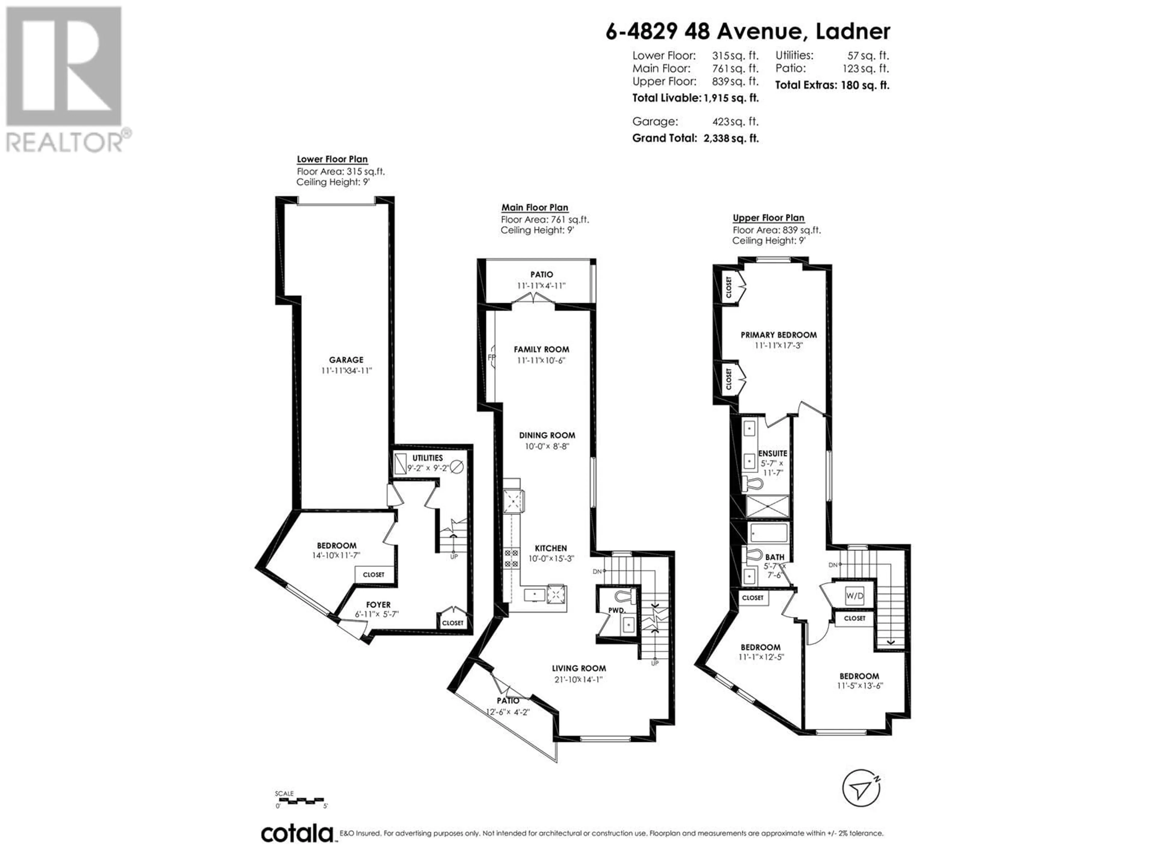 Floor plan for 6 4829 48 AVENUE, Ladner British Columbia V4K1V2