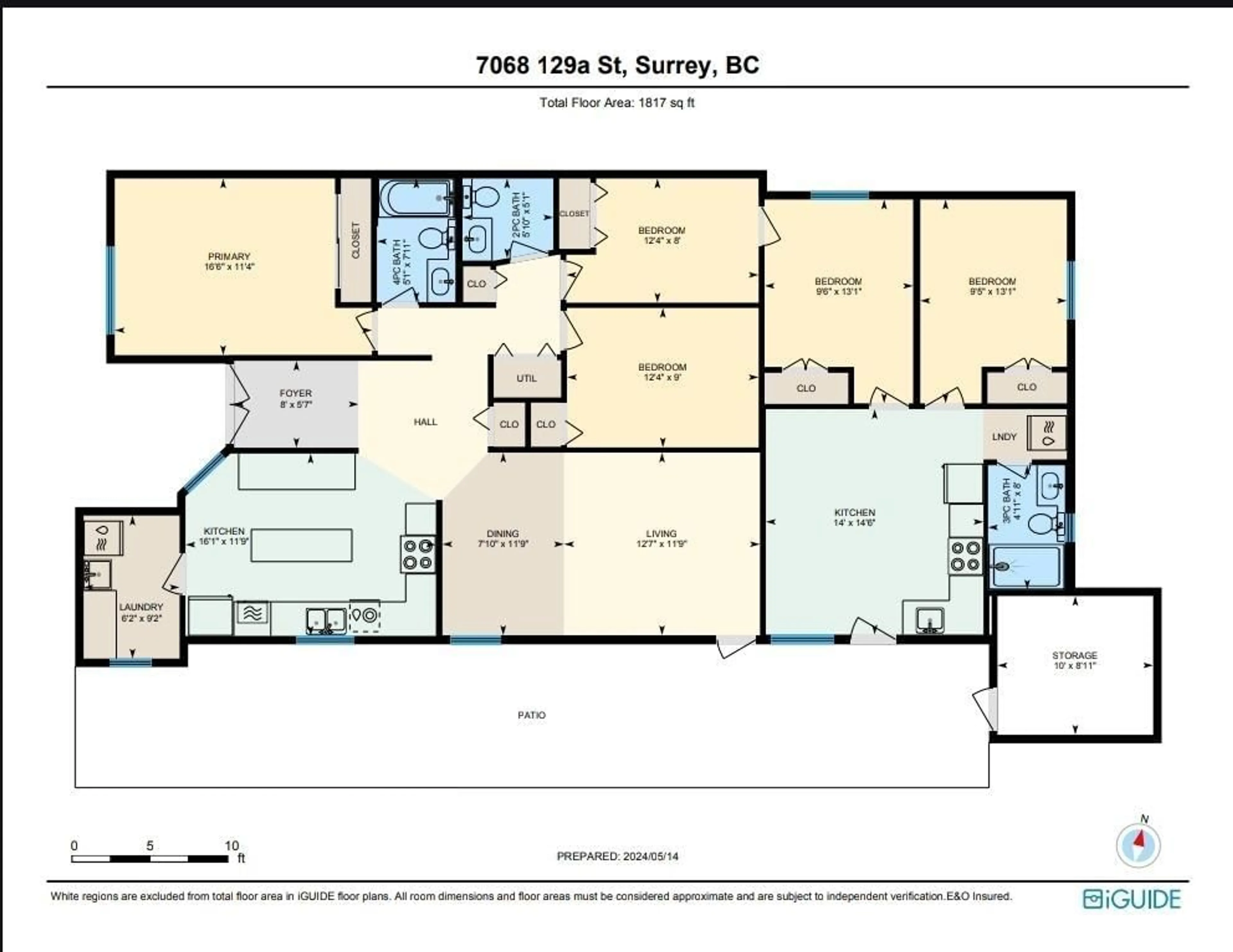 Floor plan for 7068 129A STREET, Surrey British Columbia V3W6T3