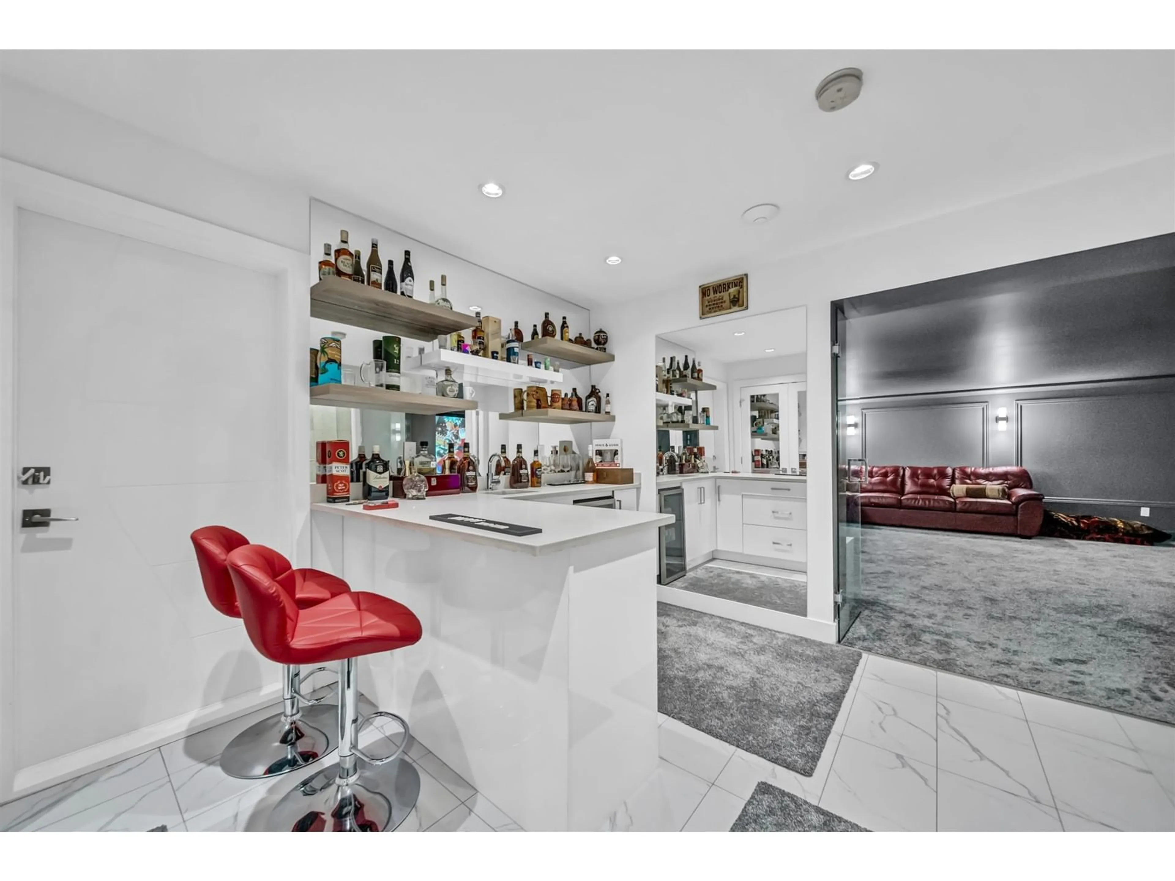Contemporary kitchen, ceramic/tile floor for 17977 98, Surrey British Columbia V4N4V5