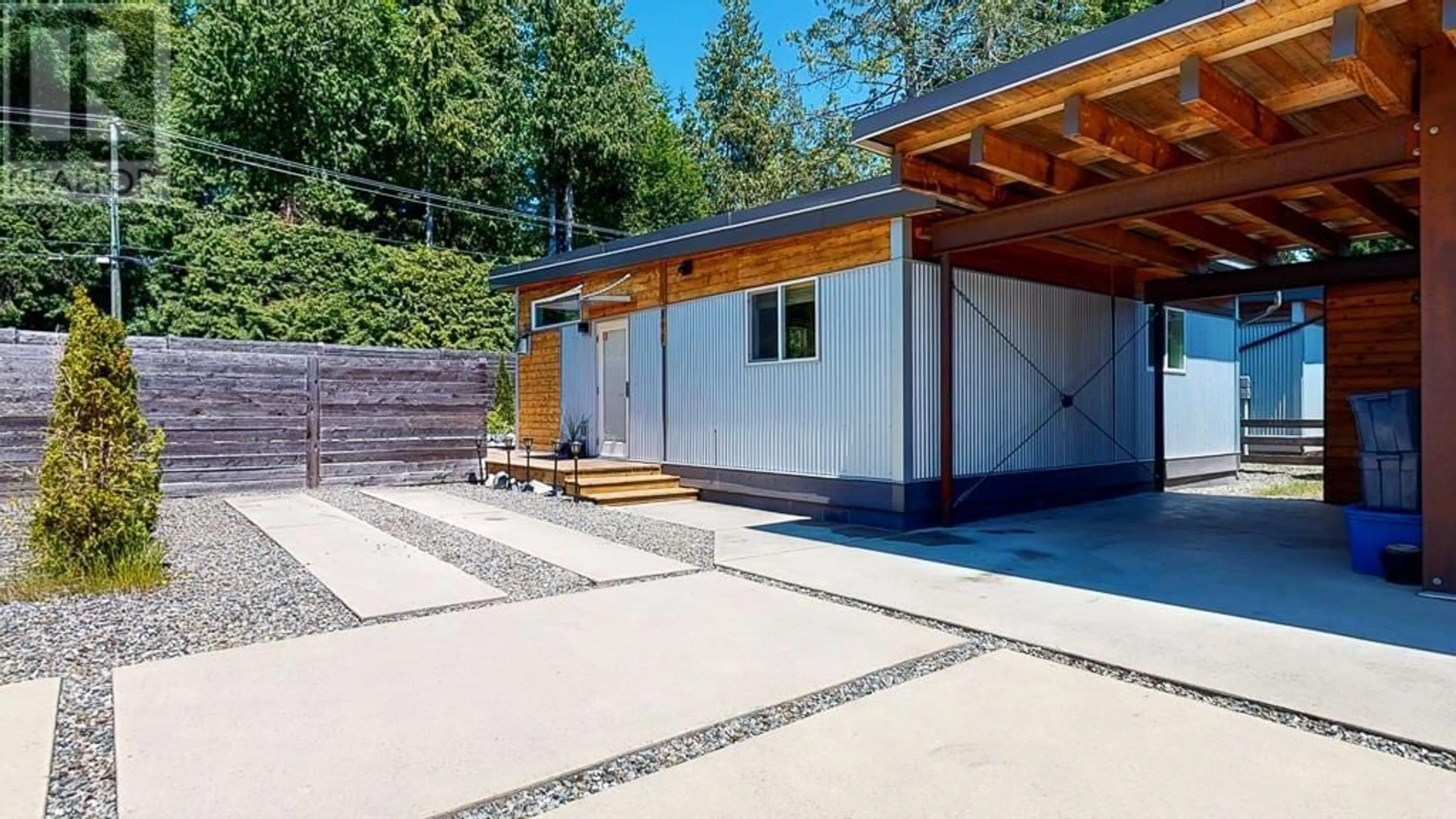 Patio, the fenced backyard for 890 TROWER LANE, Gibsons British Columbia V0N1V9