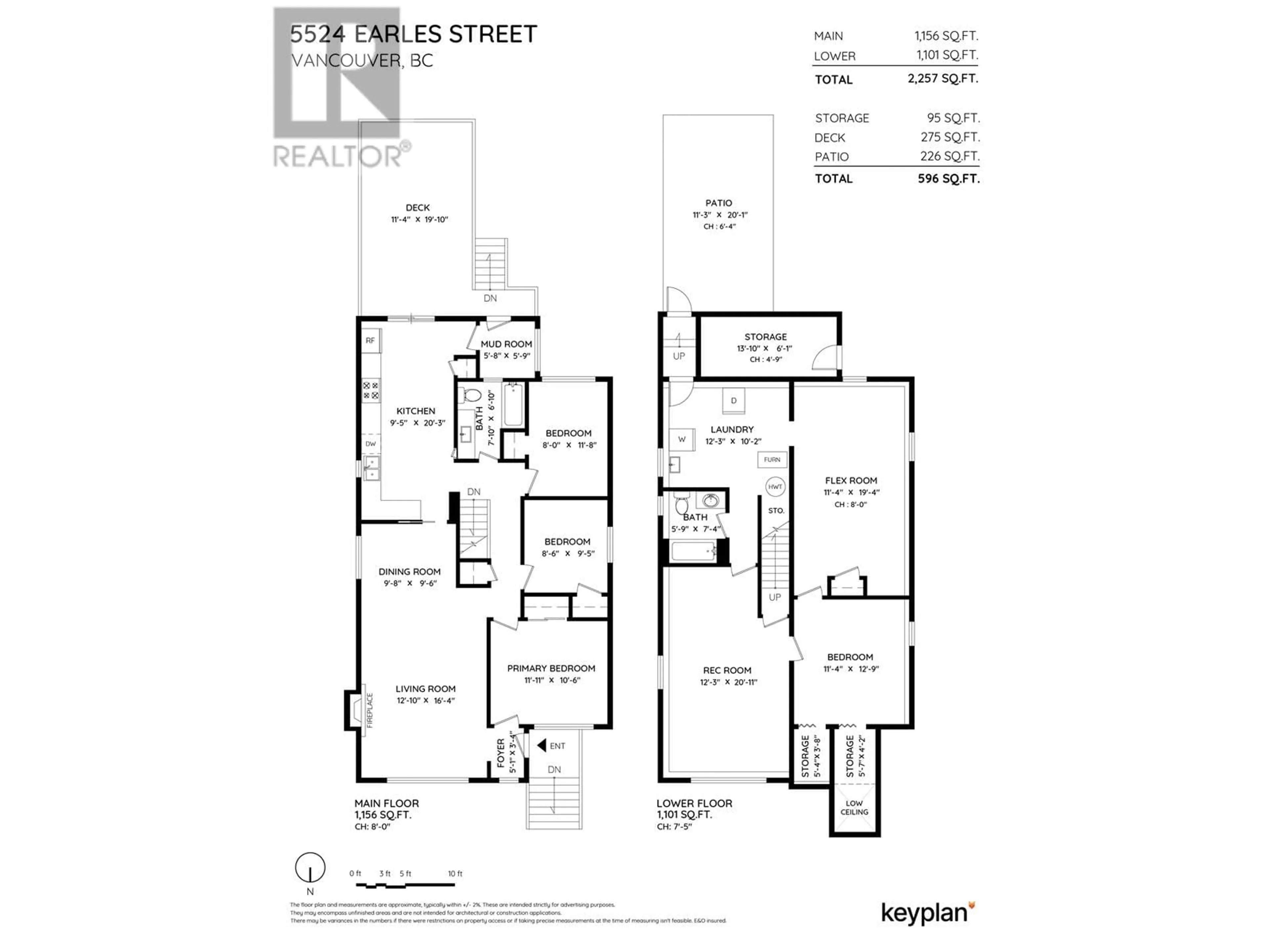 Floor plan for 5524 EARLES STREET, Vancouver British Columbia V5R3S1