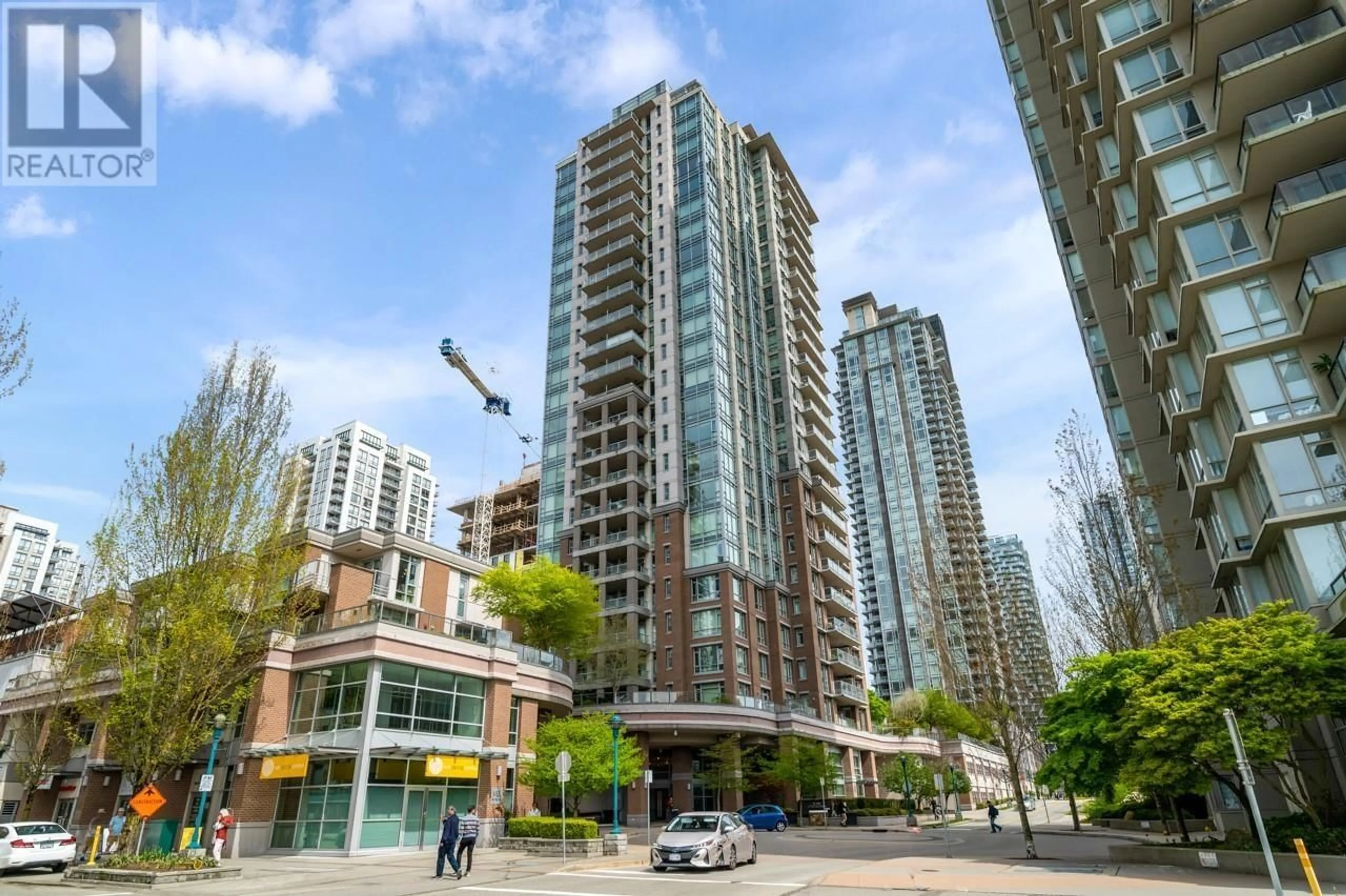 A pic from exterior of the house or condo, the view of city buildings for 2209 1155 THE HIGH STREET, Coquitlam British Columbia V3B7W4