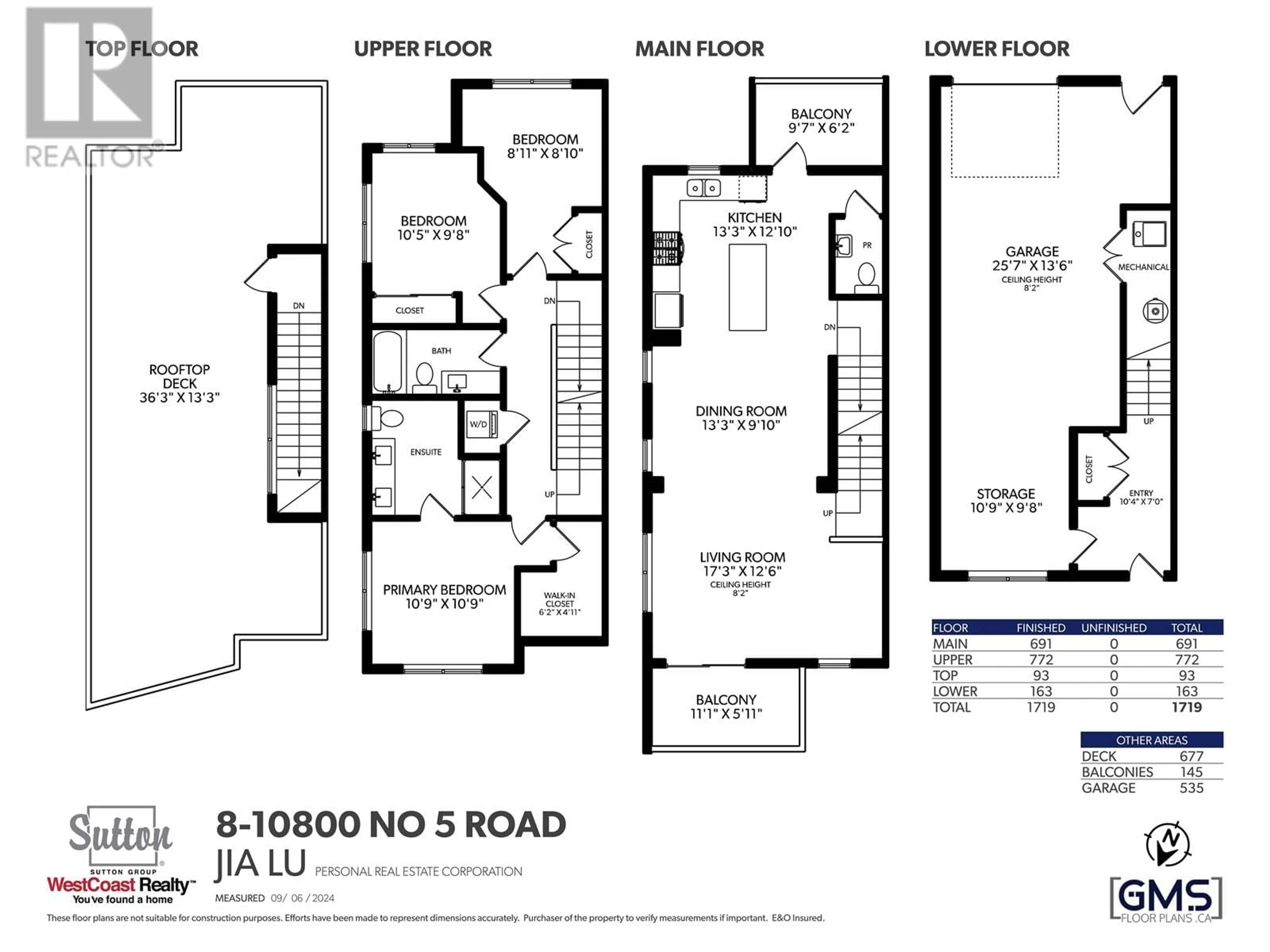 Floor plan for 8 10800 NO.5 ROAD, Richmond British Columbia V6W0C2