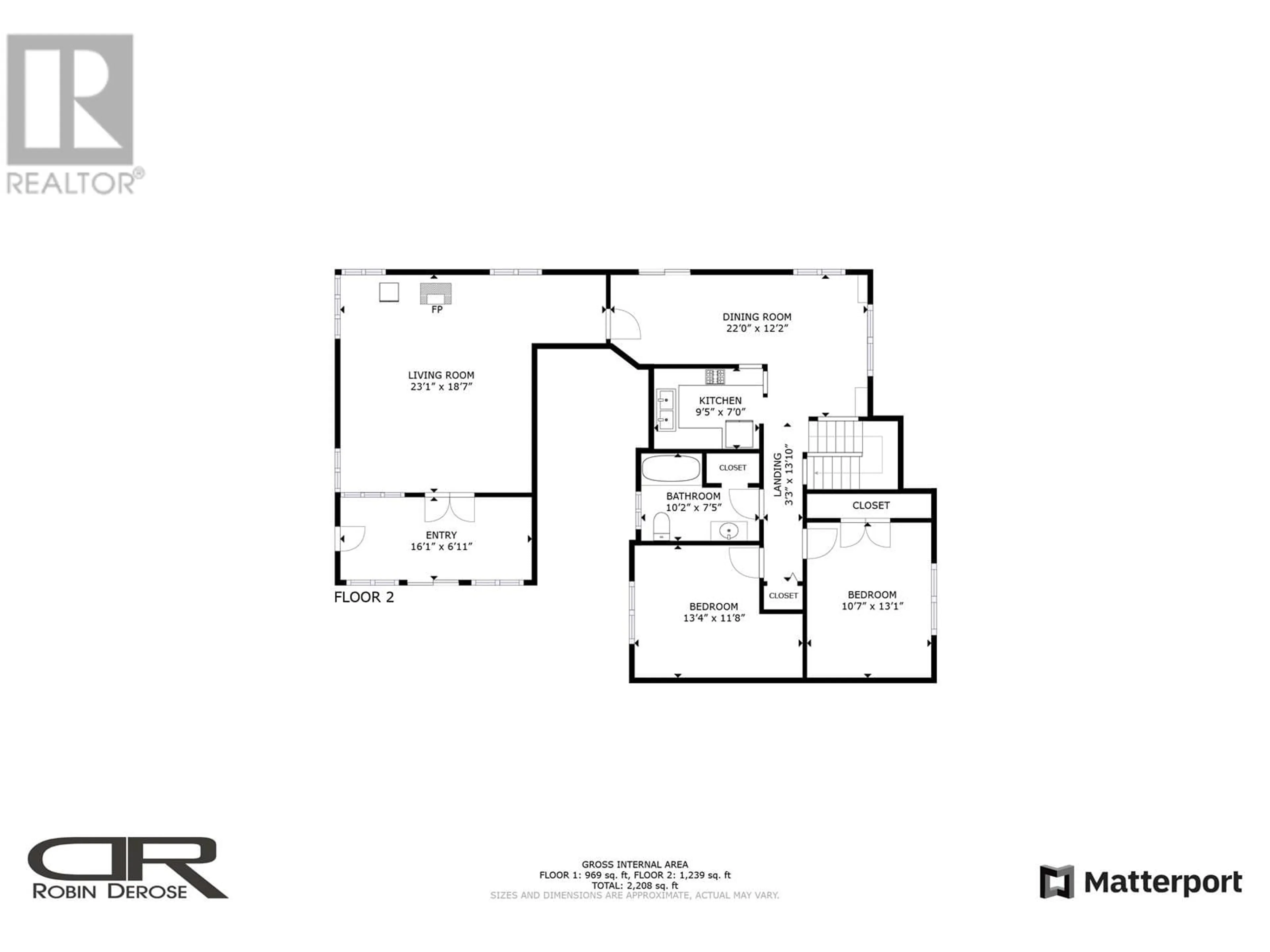 Floor plan for 13770 283 ROAD, Fort St. John British Columbia V0C1H0