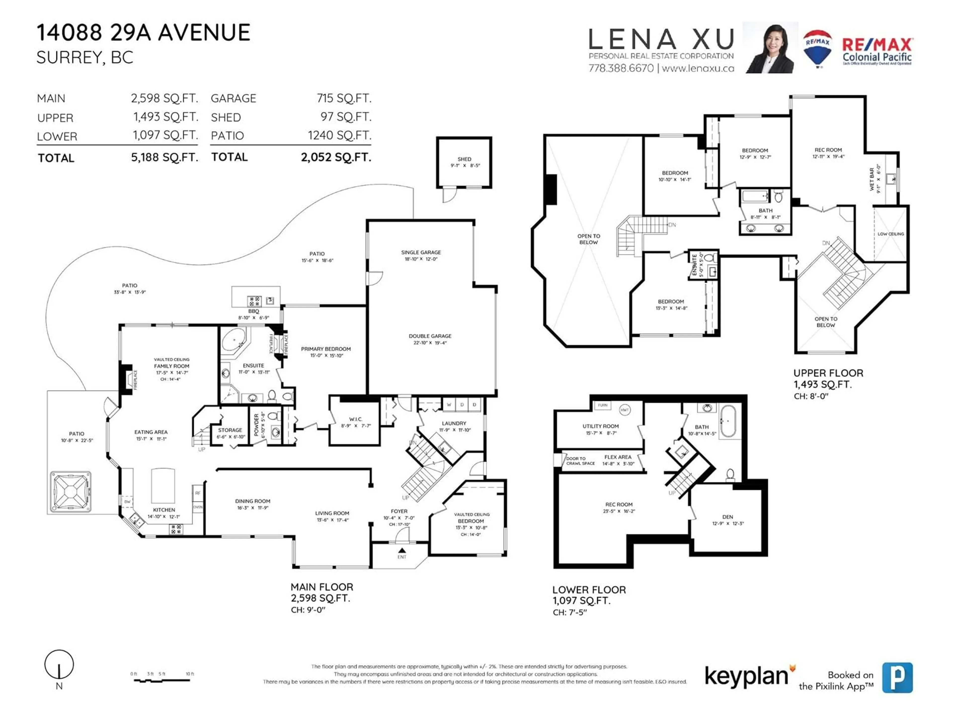 Floor plan for 14088 29A AVENUE, Surrey British Columbia V4P2J8