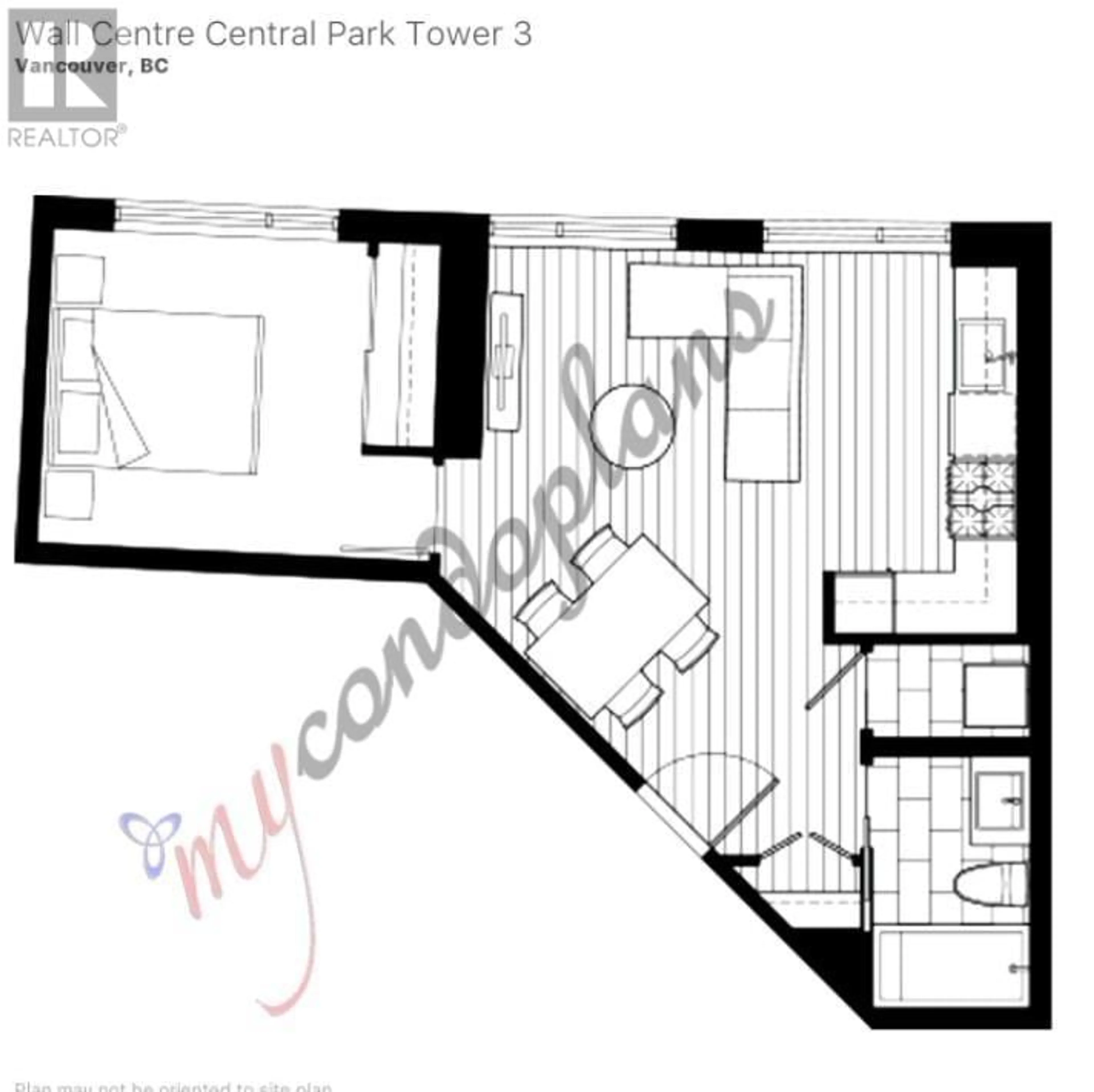 Floor plan for 306 5470 ORMIDALE STREET, Vancouver British Columbia V5R0G6