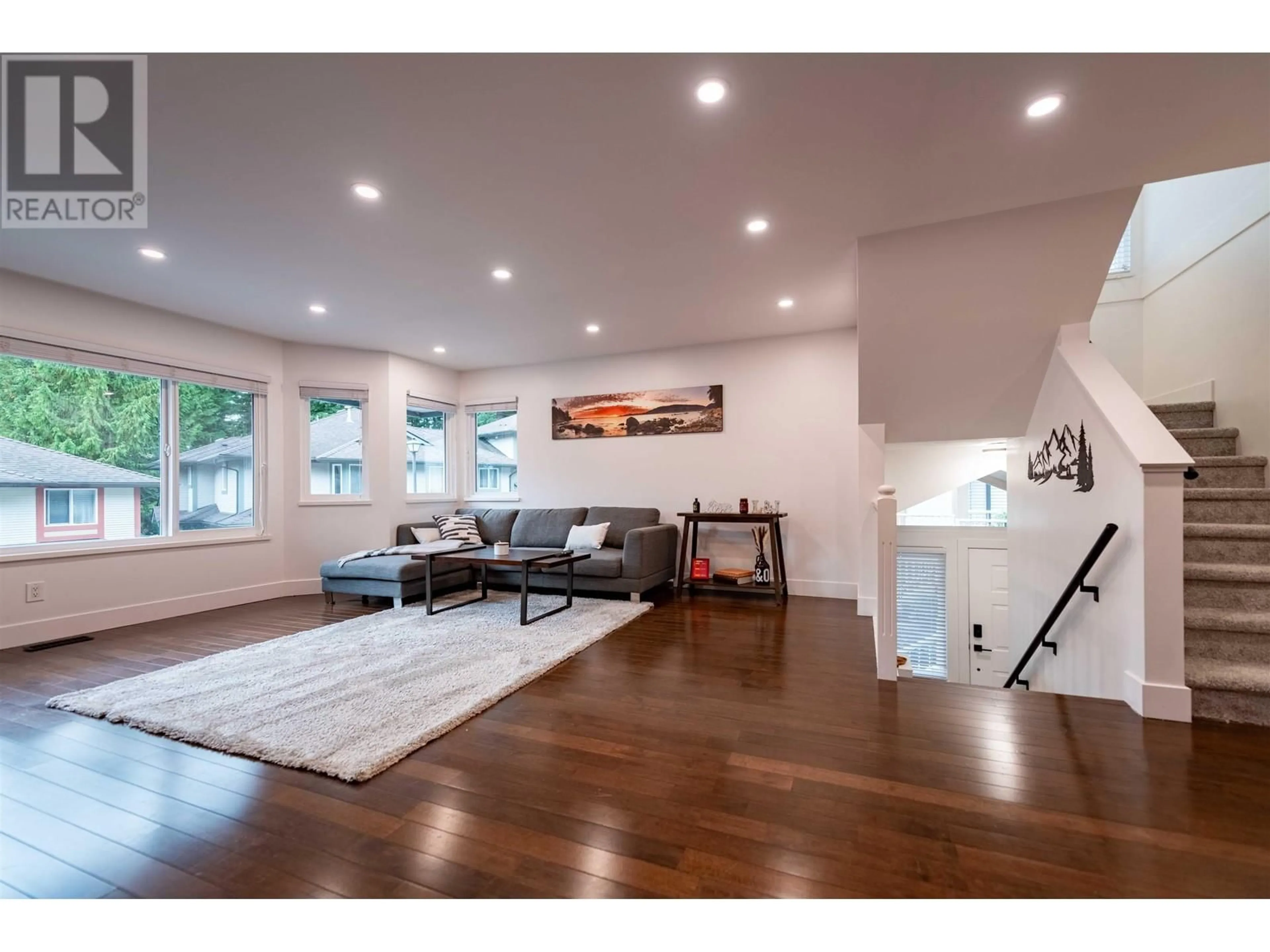 Living room, wood floors for 5 103 PARKSIDE DRIVE, Port Moody British Columbia V3H4Y8