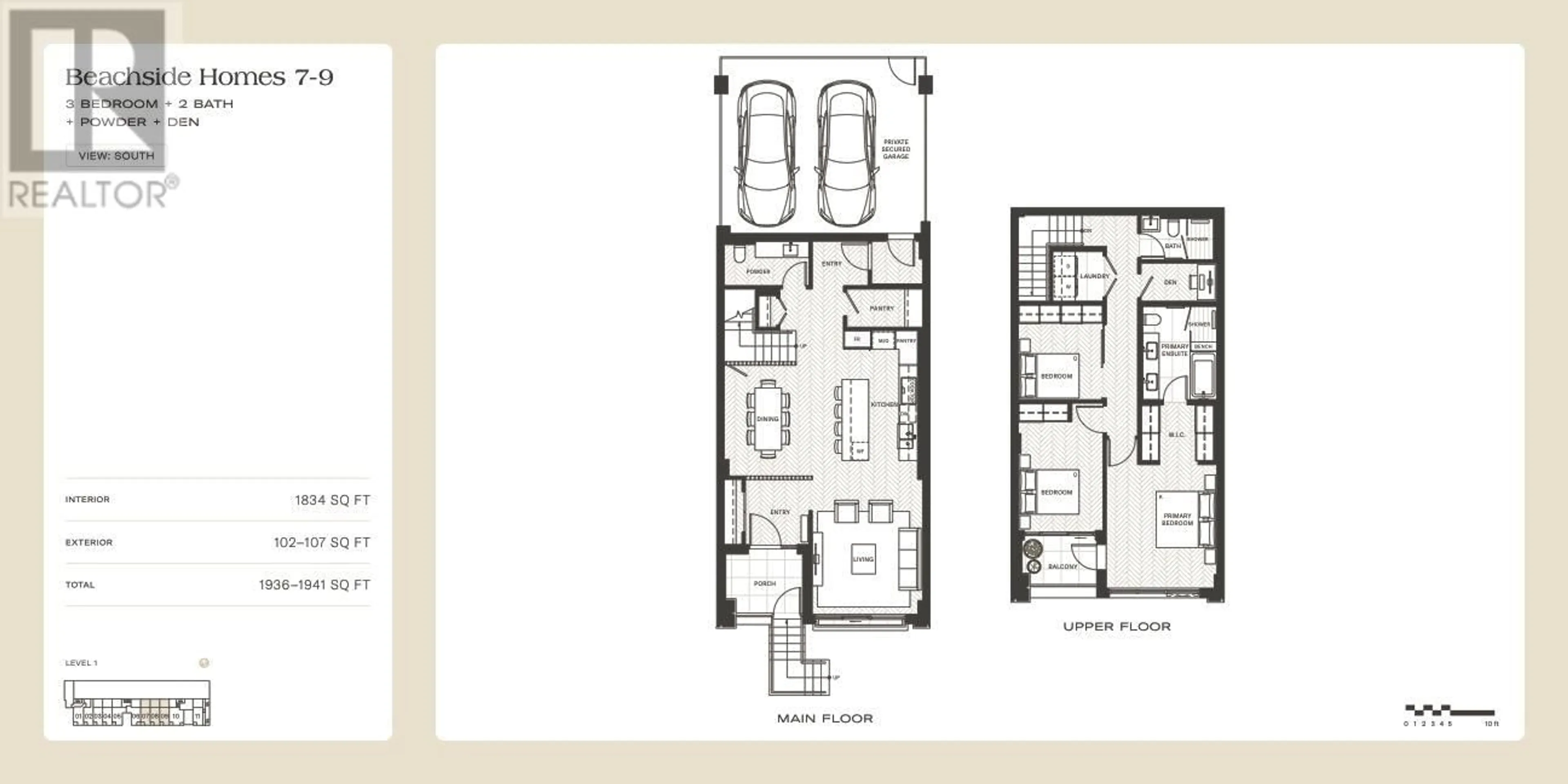 Floor plan for TH8 2490 MARINE DRIVE, West Vancouver British Columbia V7V1L1