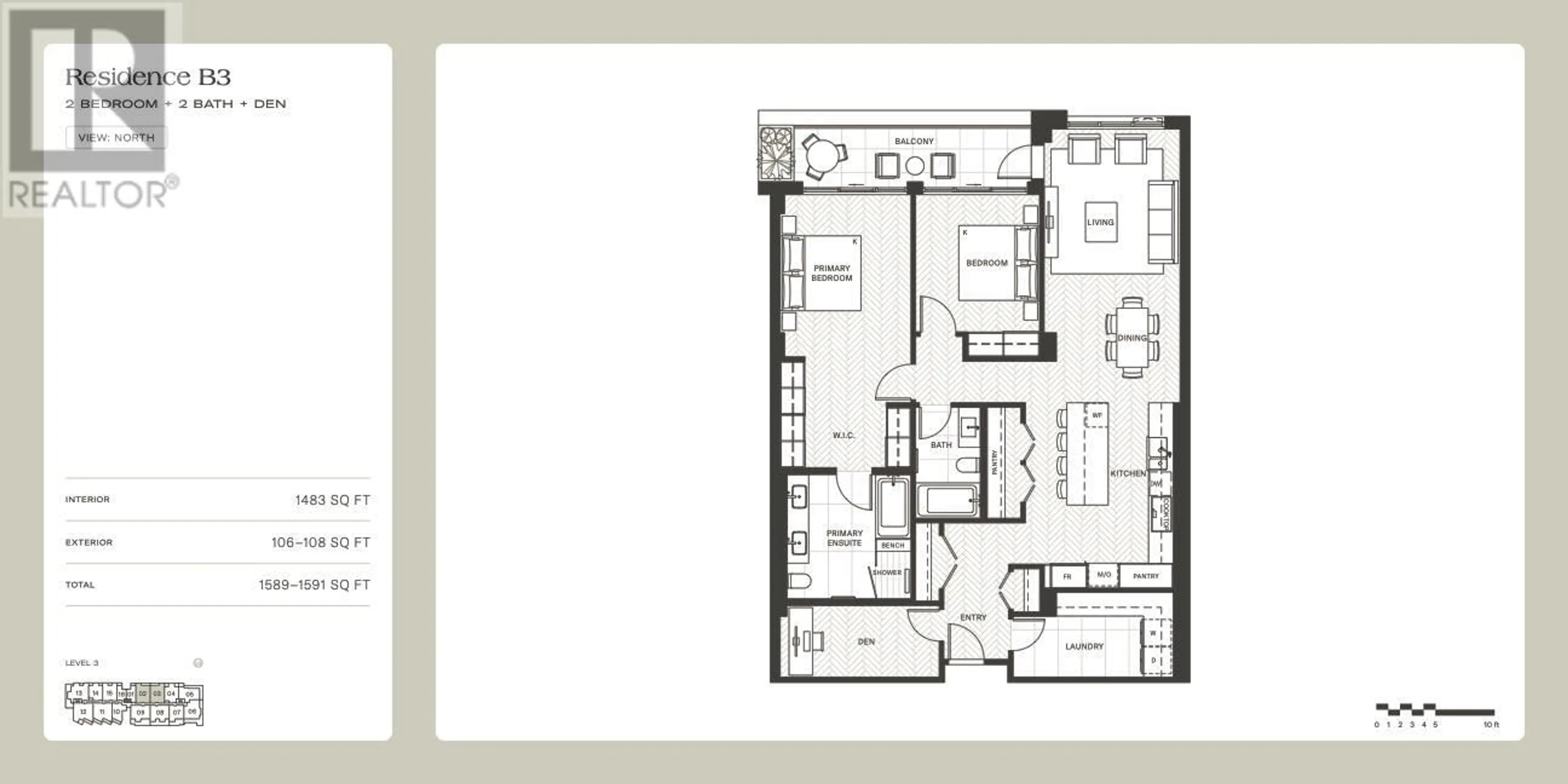 Floor plan for 302 2490 MARINE DRIVE, West Vancouver British Columbia V7V1L1