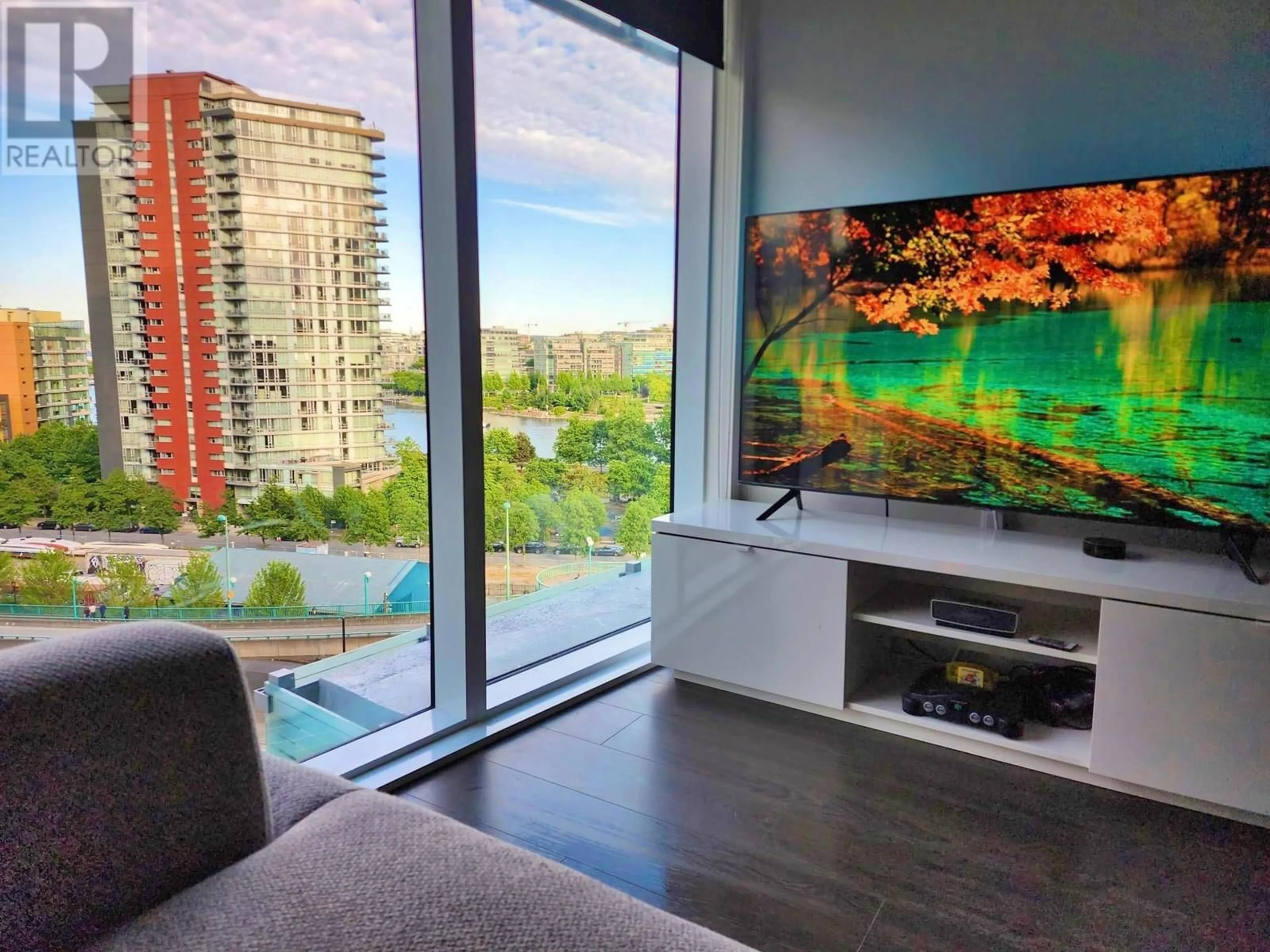 Living room, wood floors for 1083 87 NELSON STREET, Vancouver British Columbia V6Z0E8