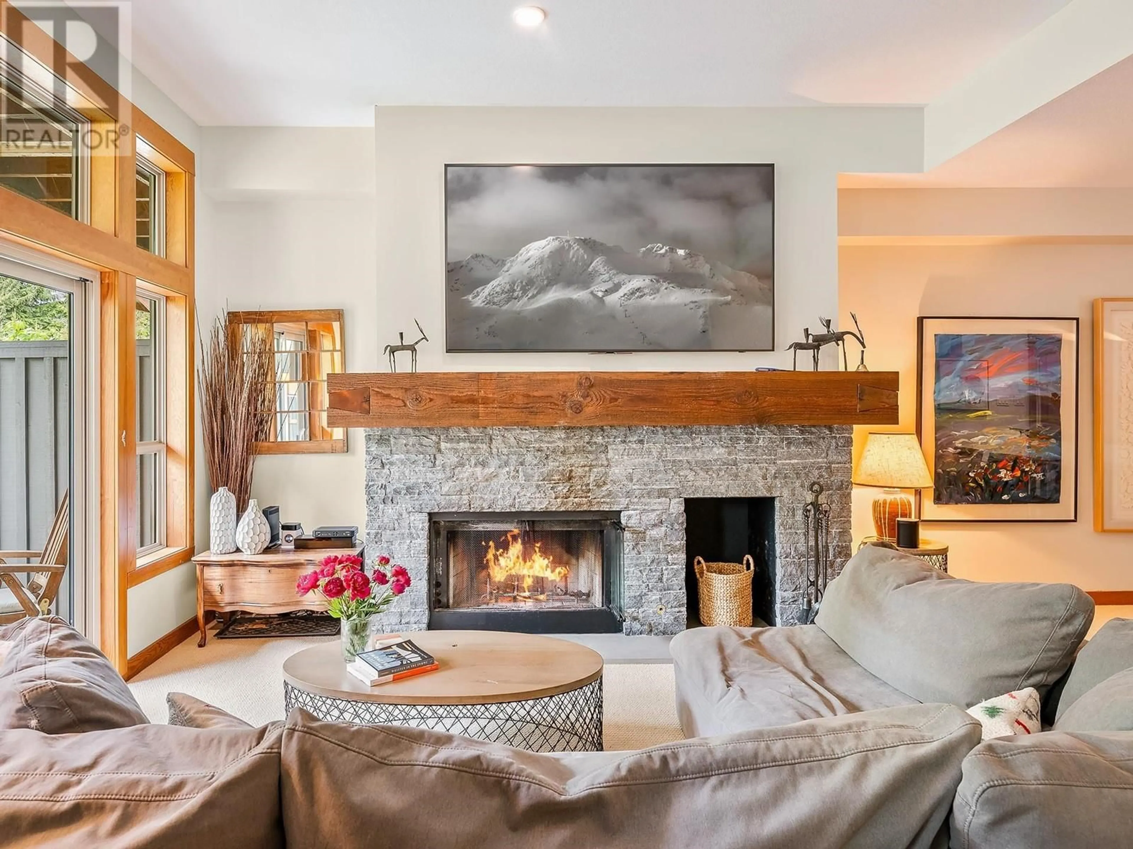 Living room, wood floors for 6 4668 BLACKCOMB WAY, Whistler British Columbia V8E0Z2