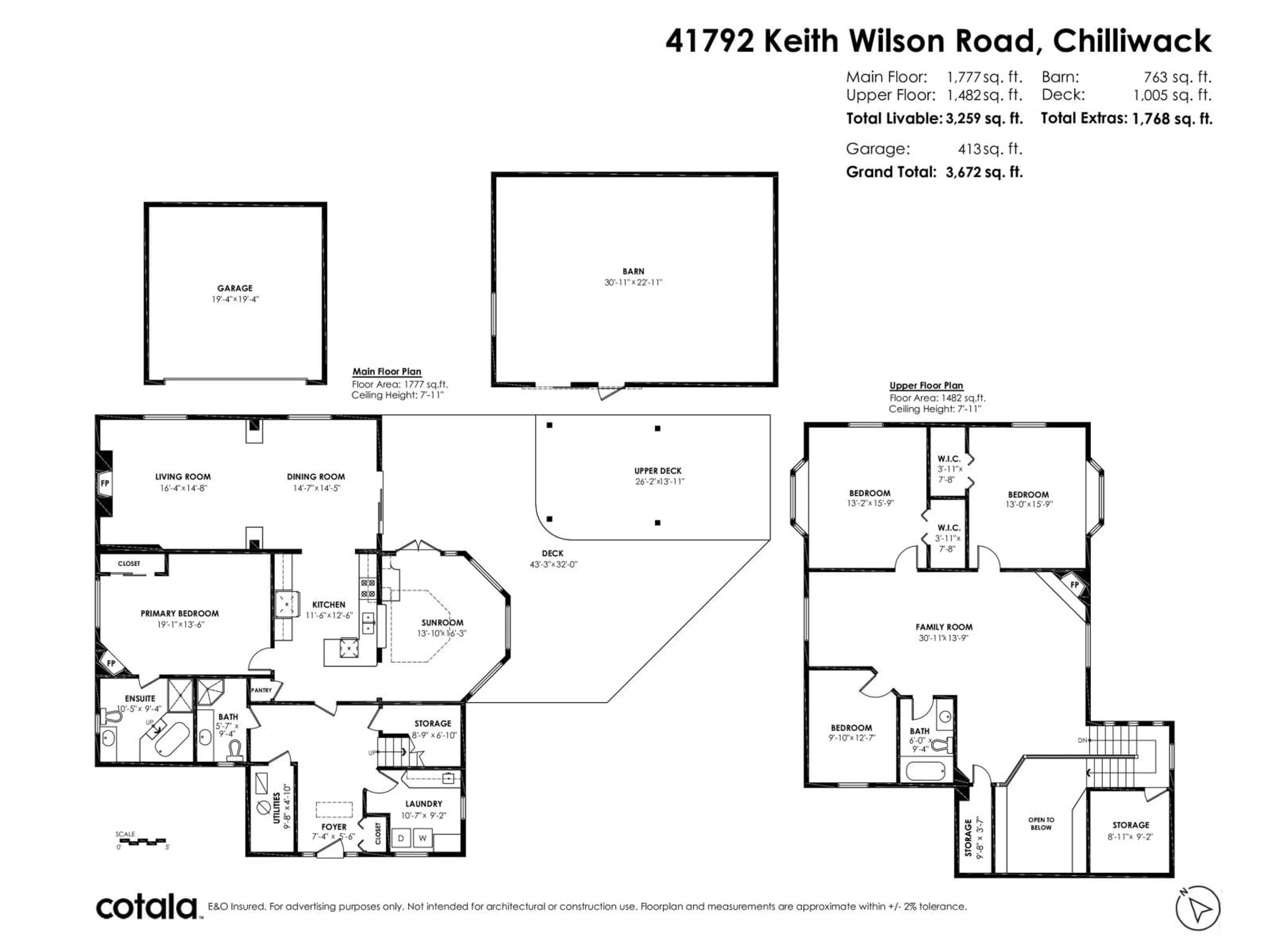 Floor plan for 41792 KEITH WILSON ROAD, Chilliwack British Columbia V2R4B2