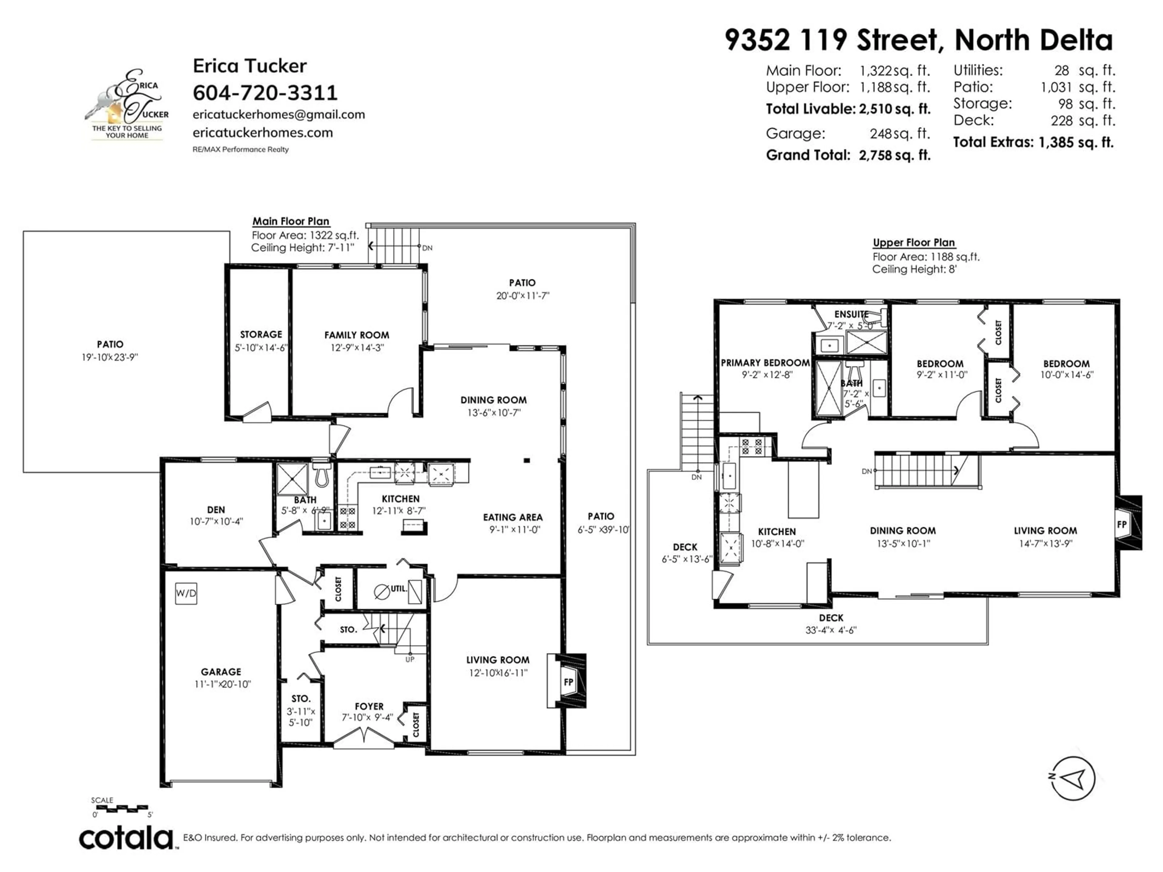 Floor plan for 9352 119 STREET, Delta British Columbia V4C6M6