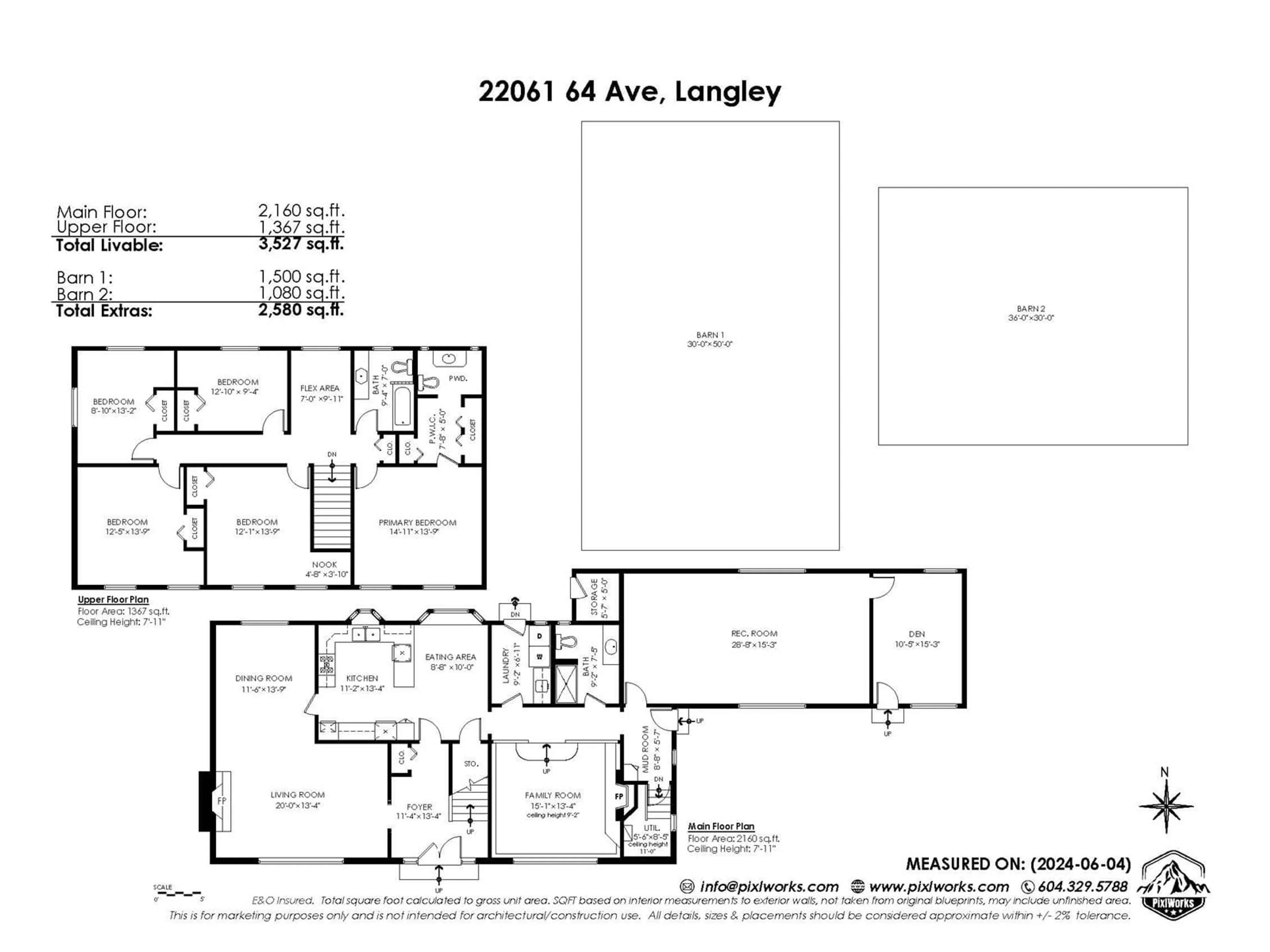 Floor plan for 22061 64 AVENUE, Langley British Columbia V2Y2N8