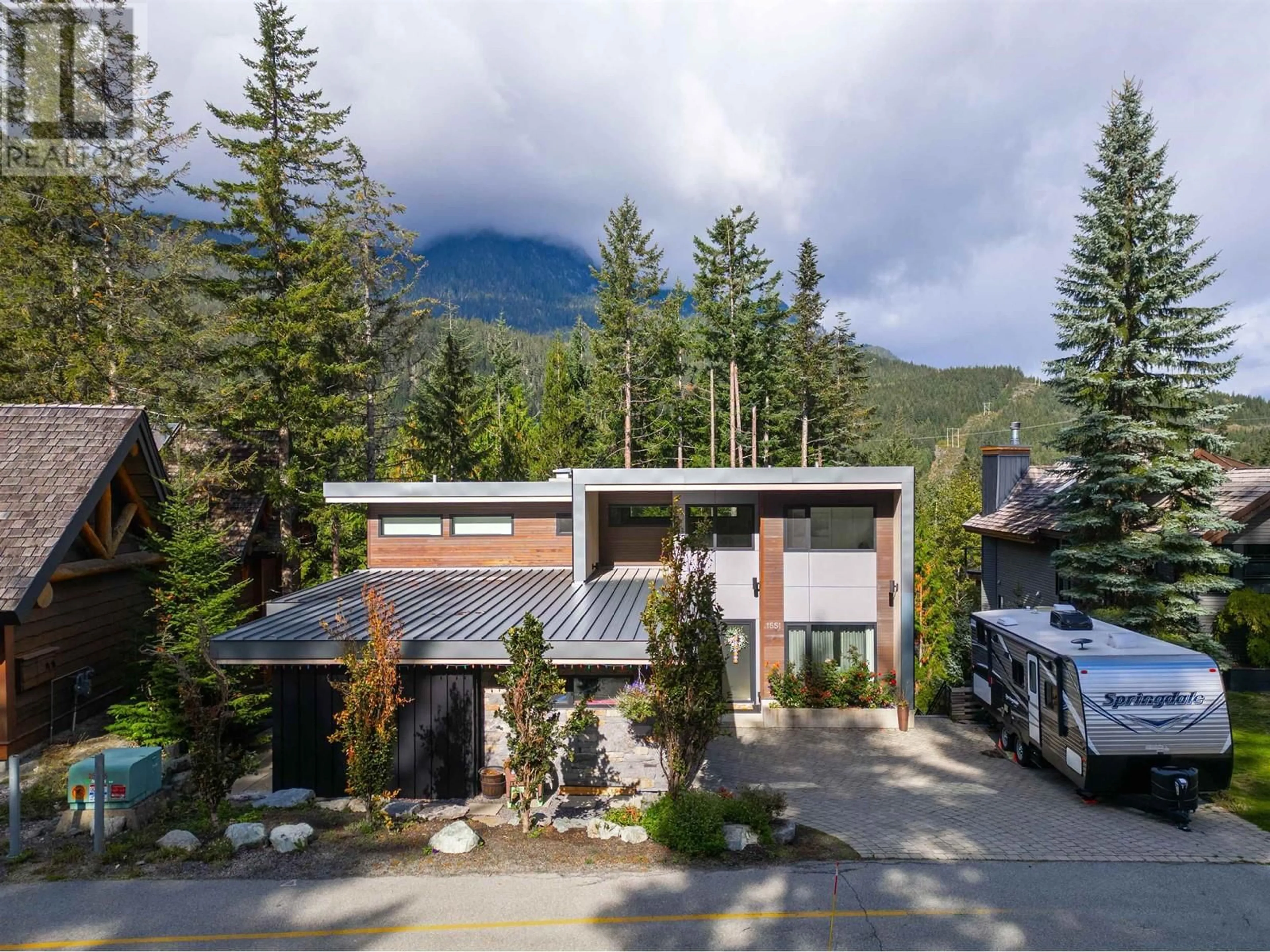 Frontside or backside of a home, cottage for 1551 SPRING CREEK DRIVE, Whistler British Columbia V8E0A2