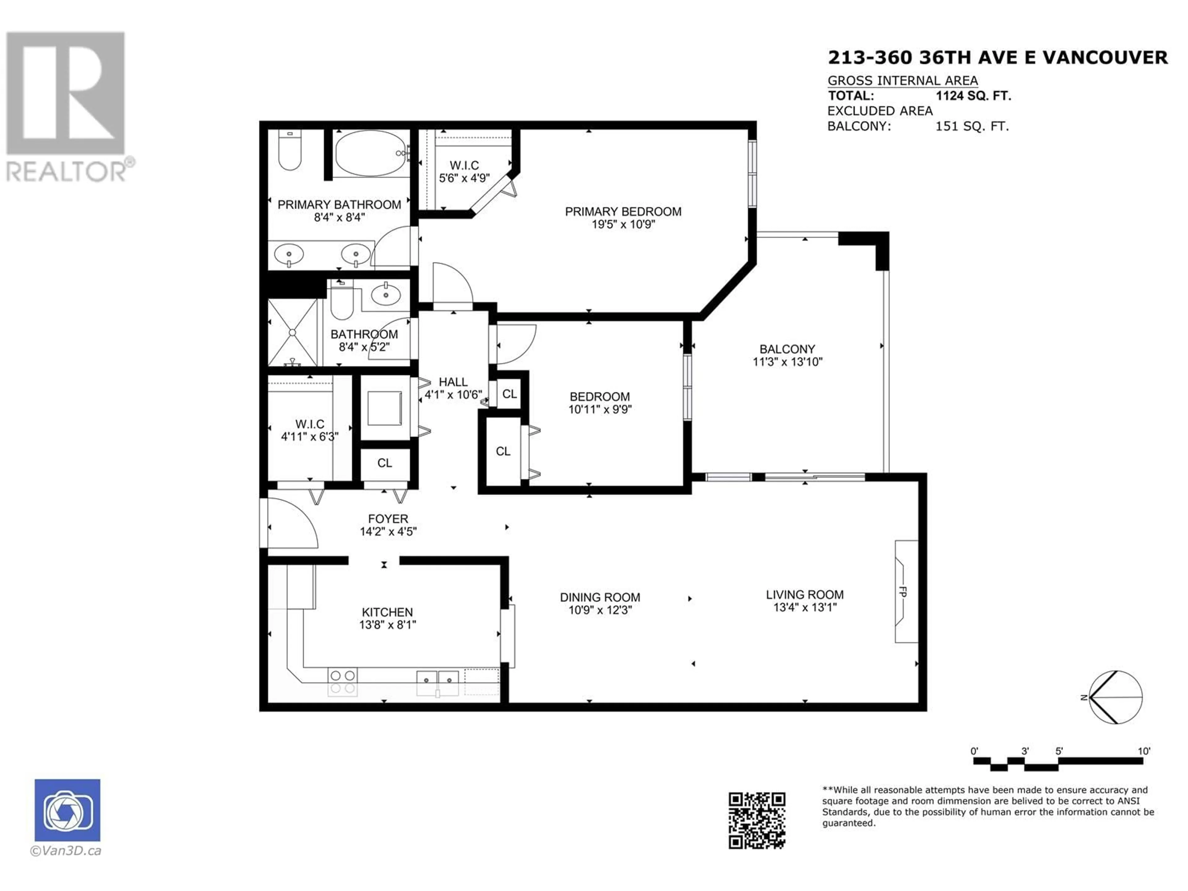 Floor plan for 213 360 E 36TH AVENUE, Vancouver British Columbia V5W4B9