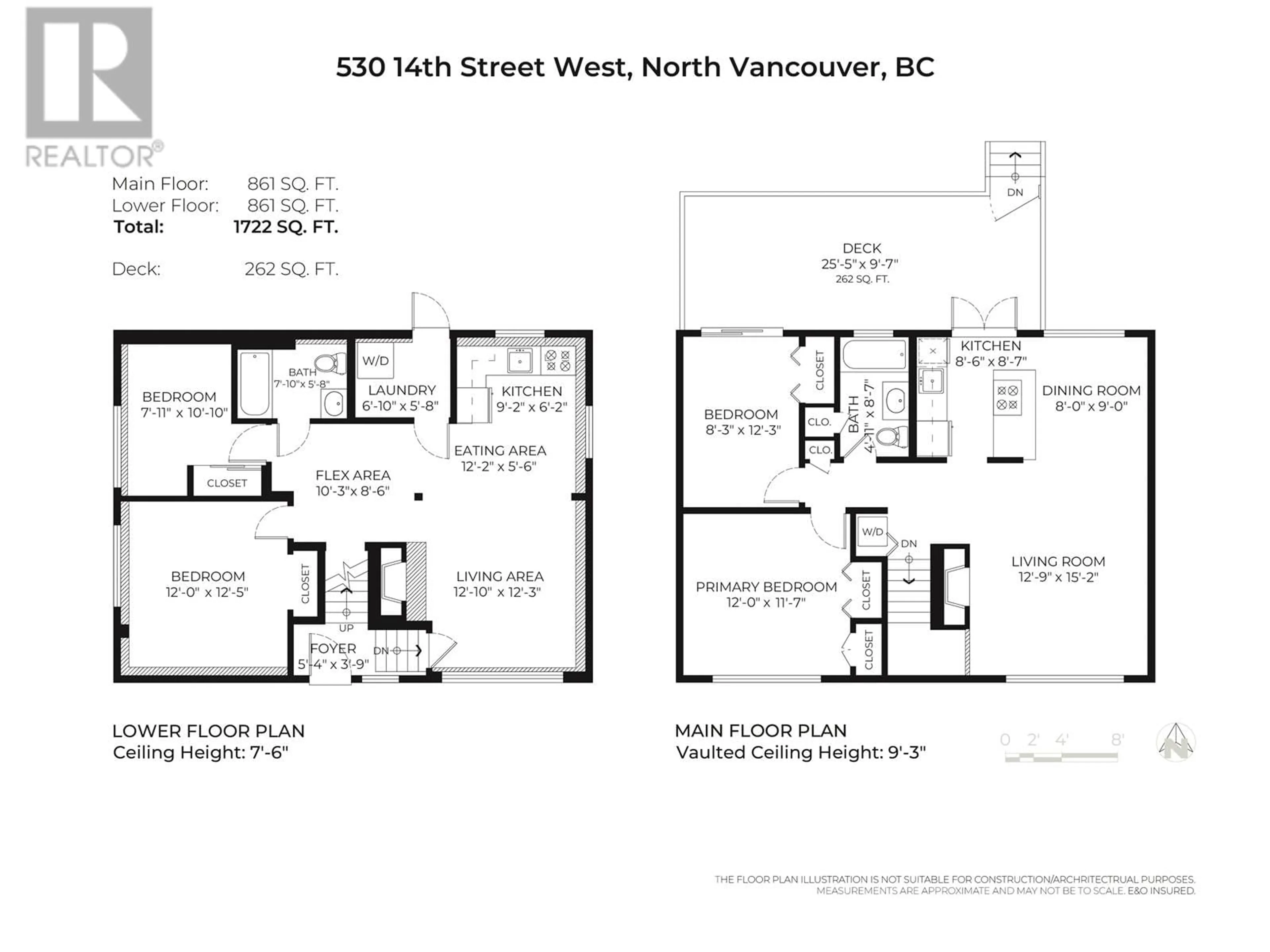 Floor plan for 530 W 14TH STREET, North Vancouver British Columbia V7M1P9