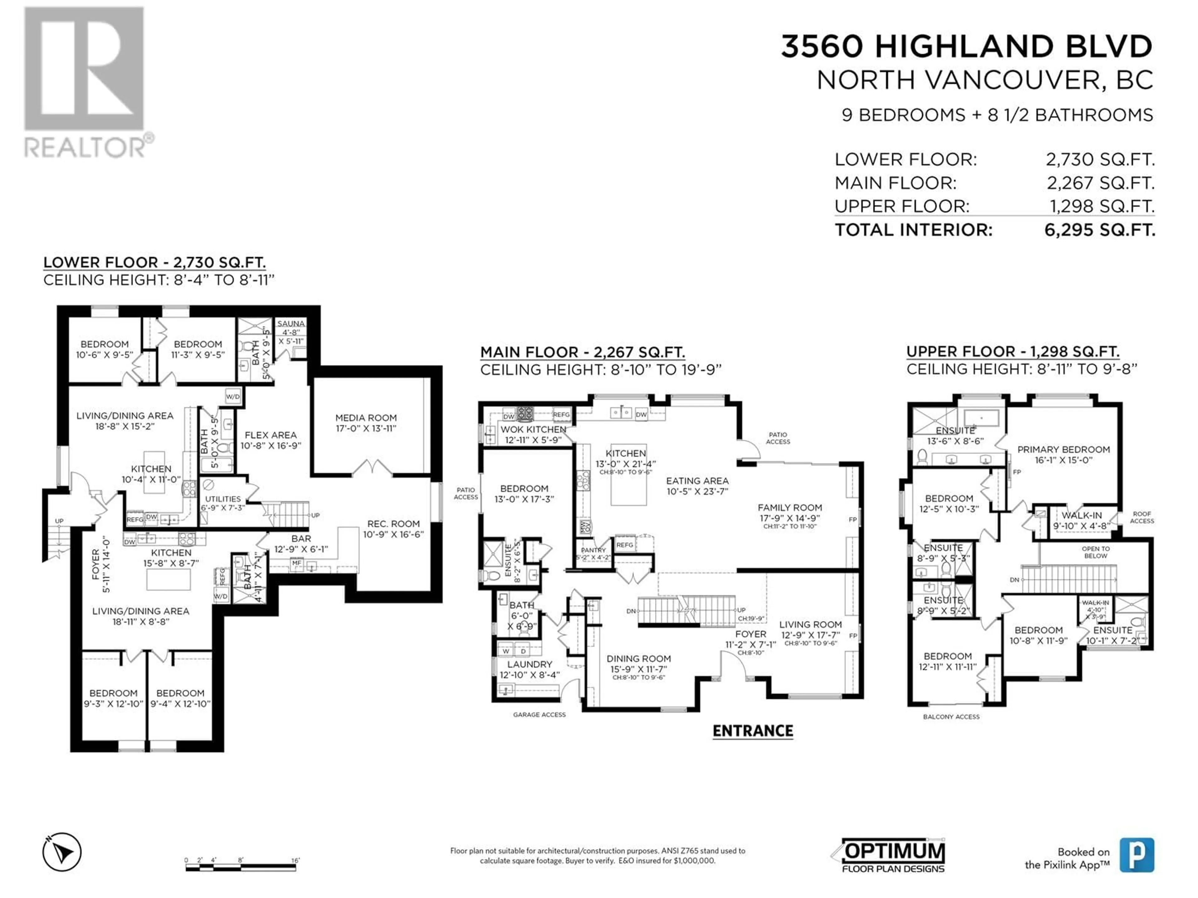 Floor plan for 3560 HIGHLAND BOULEVARD, North Vancouver British Columbia V7R2Y6