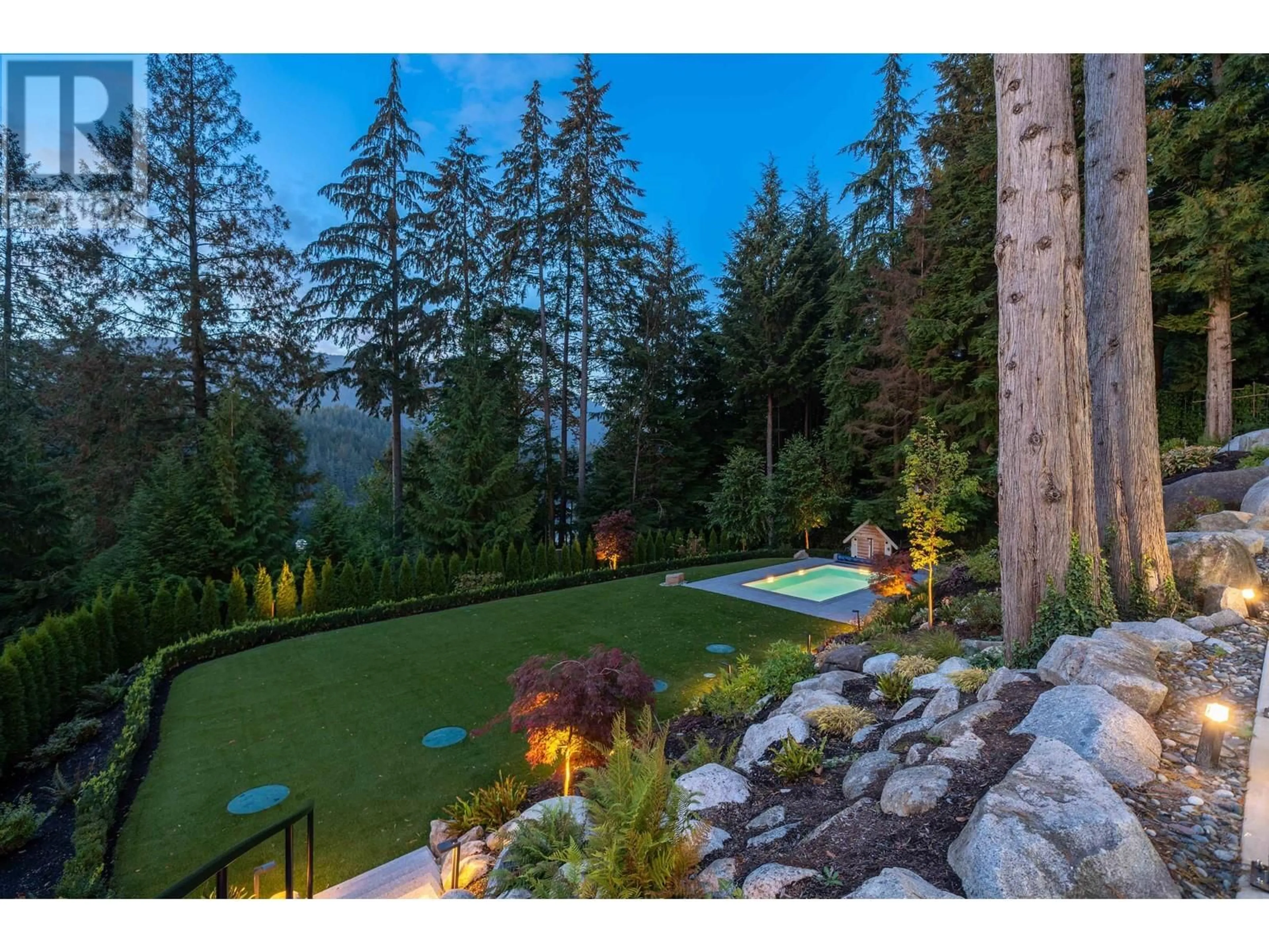 Patio, the fenced backyard for 4031 BEDWELL BAY ROAD, Belcarra British Columbia V3H4P8