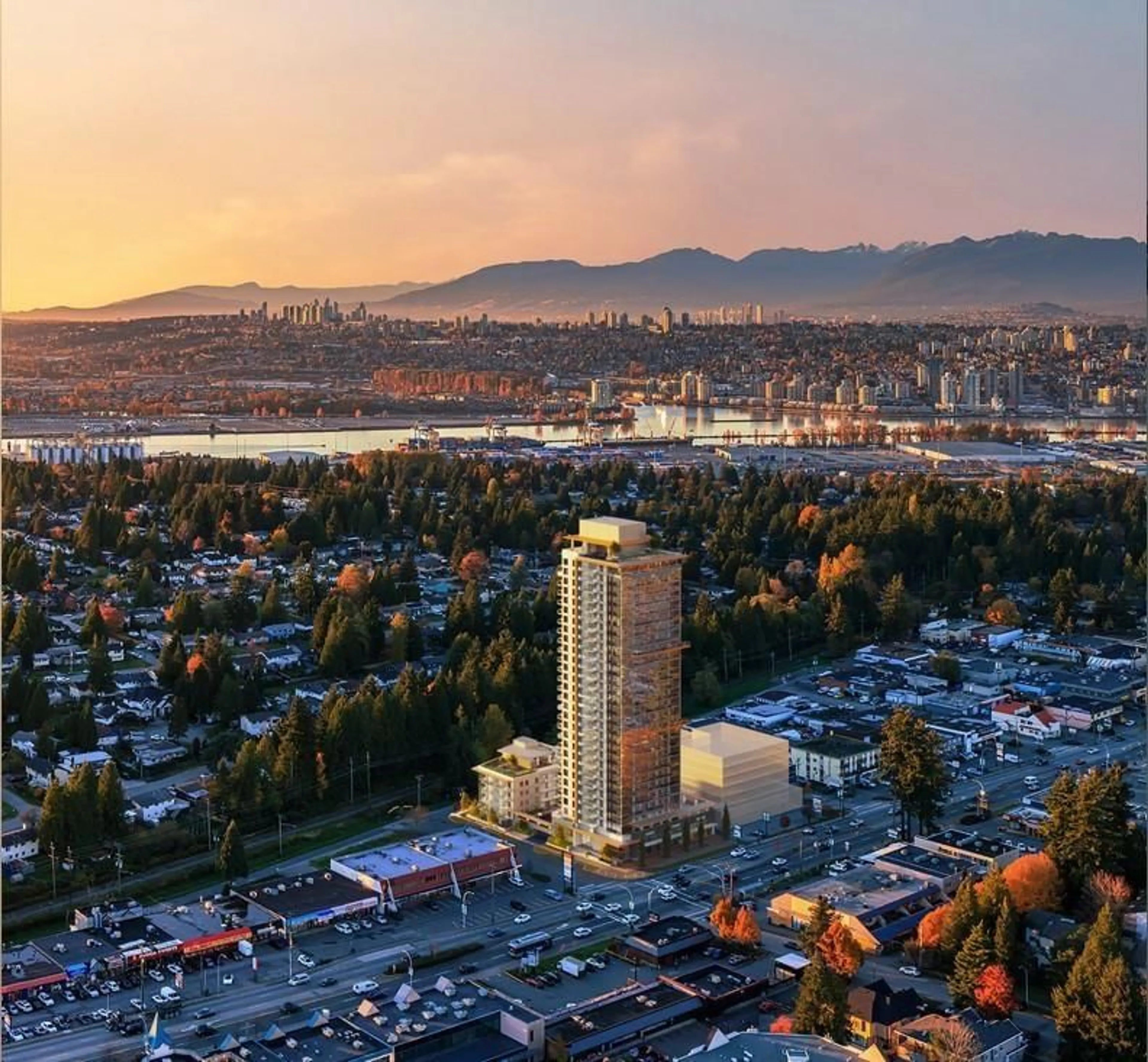 A pic from exterior of the house or condo, the view of city buildings for 309 9365 120 STREET, Delta British Columbia V4C6R9