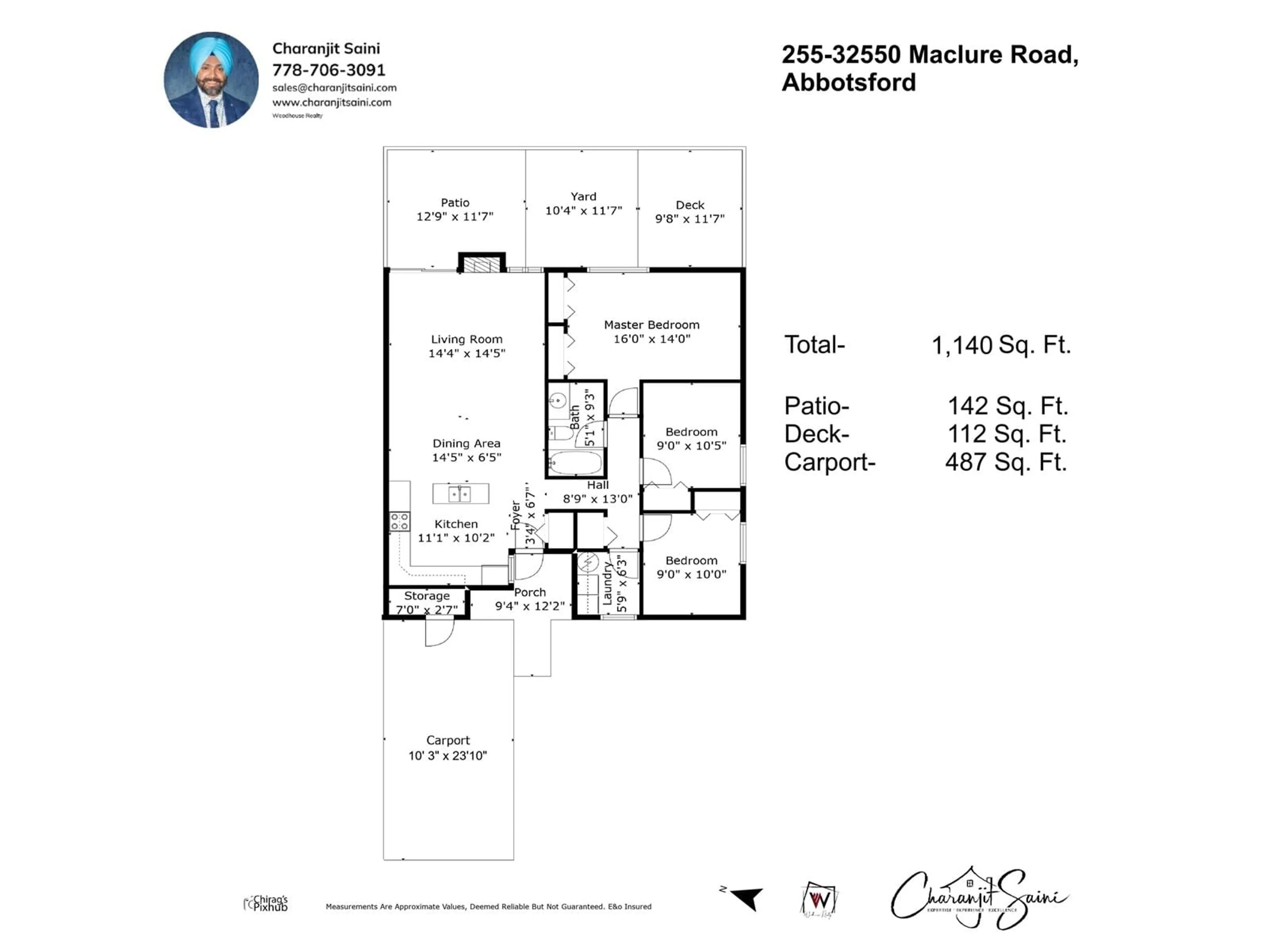 Floor plan for 255 32550 MACLURE ROAD, Abbotsford British Columbia V2T4N3