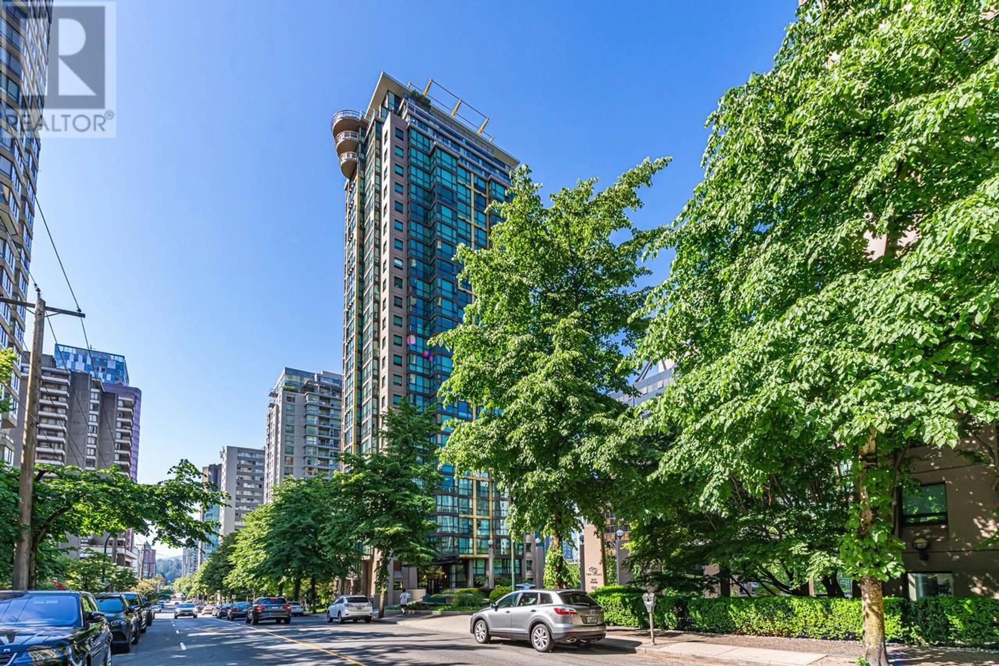 A pic from exterior of the house or condo, the street view for 2603 1367 ALBERNI STREET, Vancouver British Columbia V6E4R9