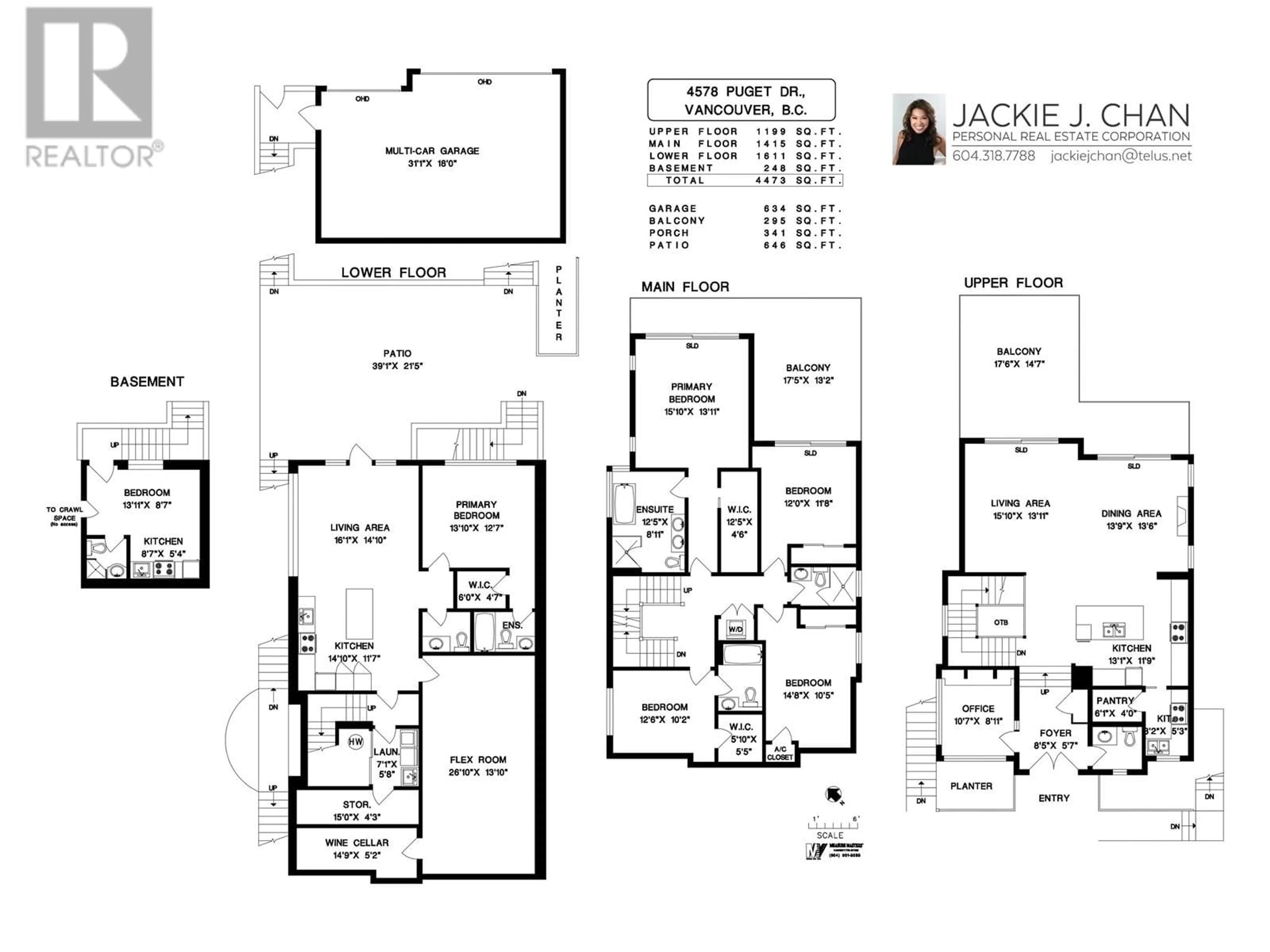 Floor plan for 4578 PUGET DRIVE, Vancouver British Columbia V6L2V8