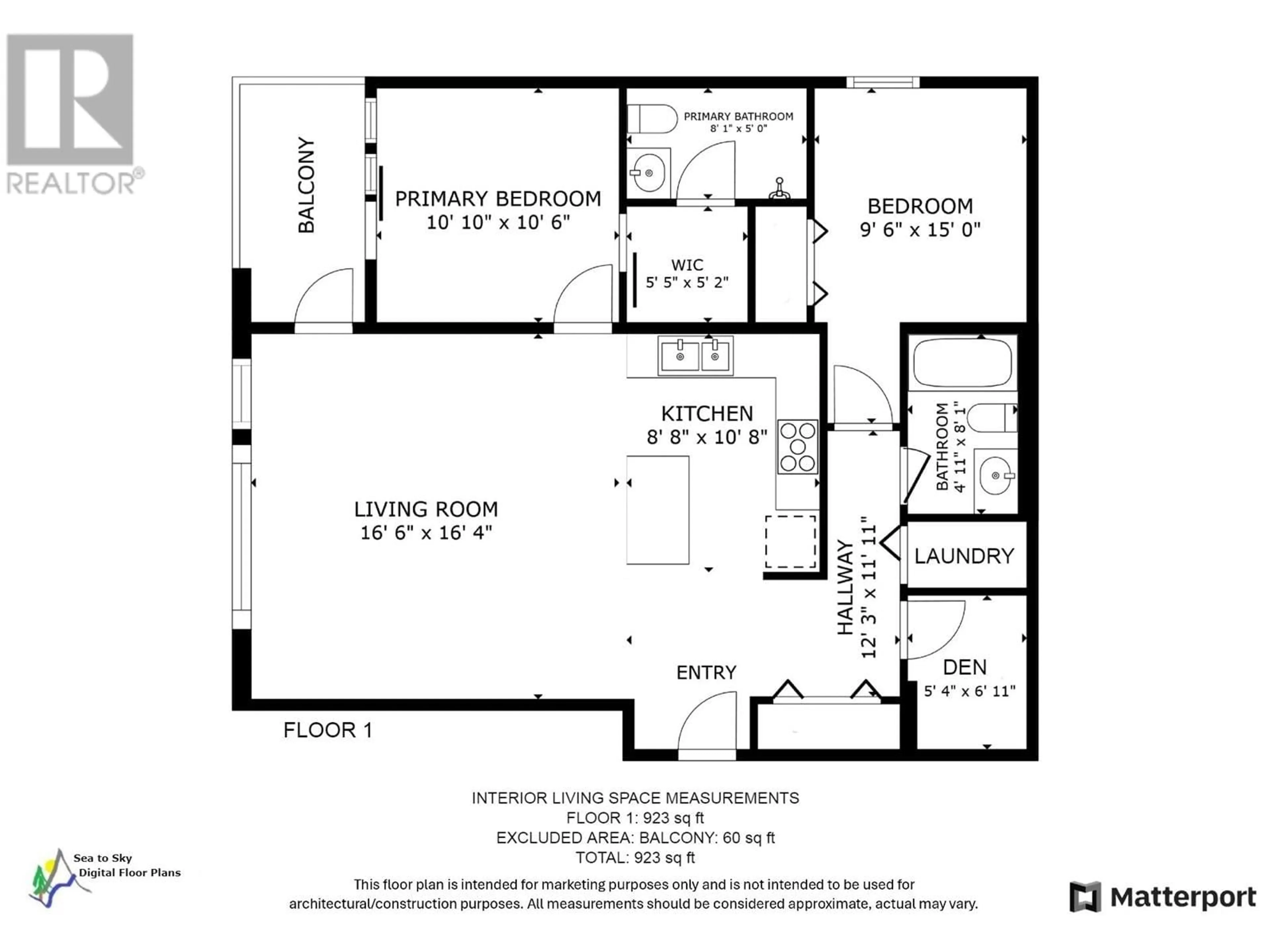 Floor plan for 407 1365 VICTORIA STREET, Squamish British Columbia V8B0C3