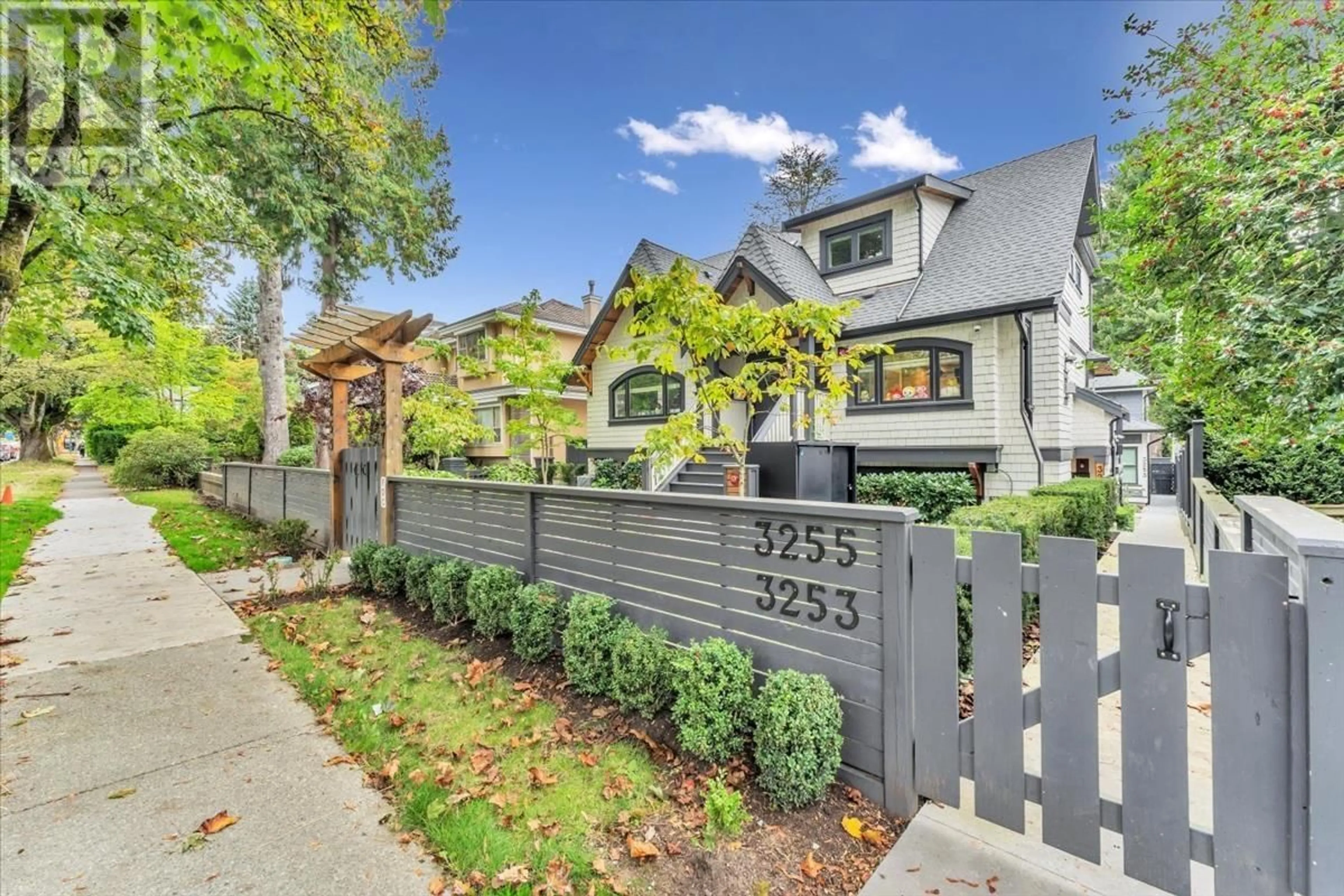 Frontside or backside of a home, the fenced backyard for 3255 W KING EDWARD W AVENUE, Vancouver British Columbia V6L1V6